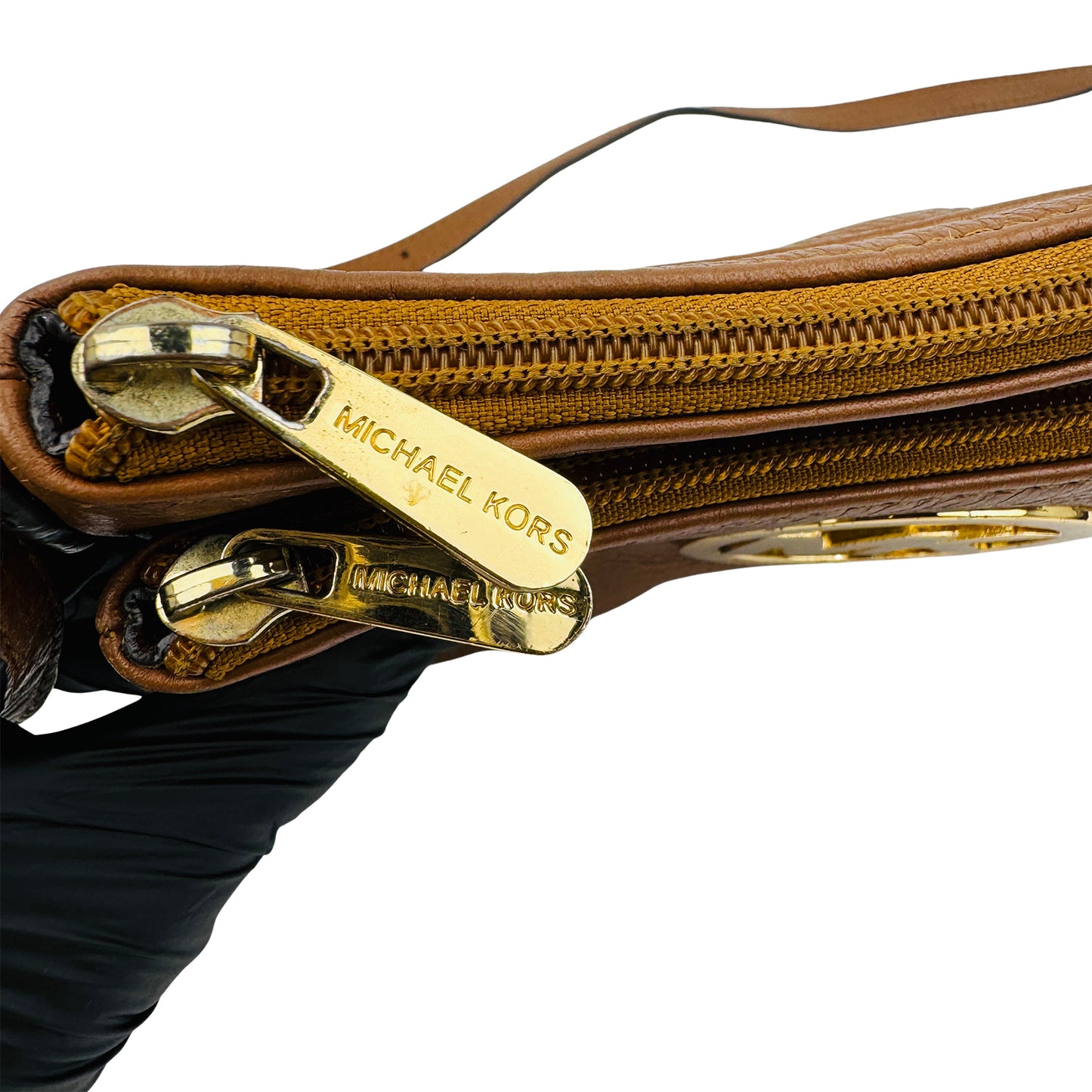 Michael Kors Fulton Pebbled Leather Crossbody Bag