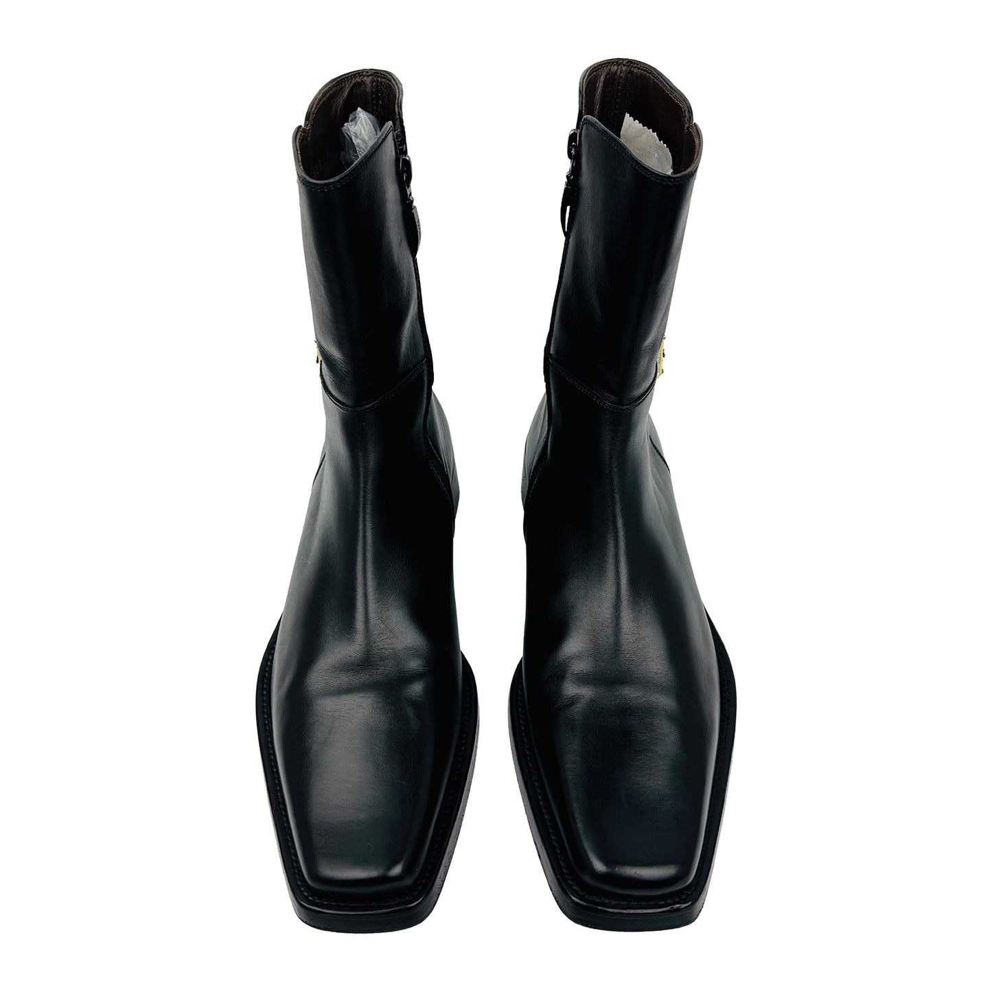 Cesare Paciotti Black Leather Boots (Size 41.5)