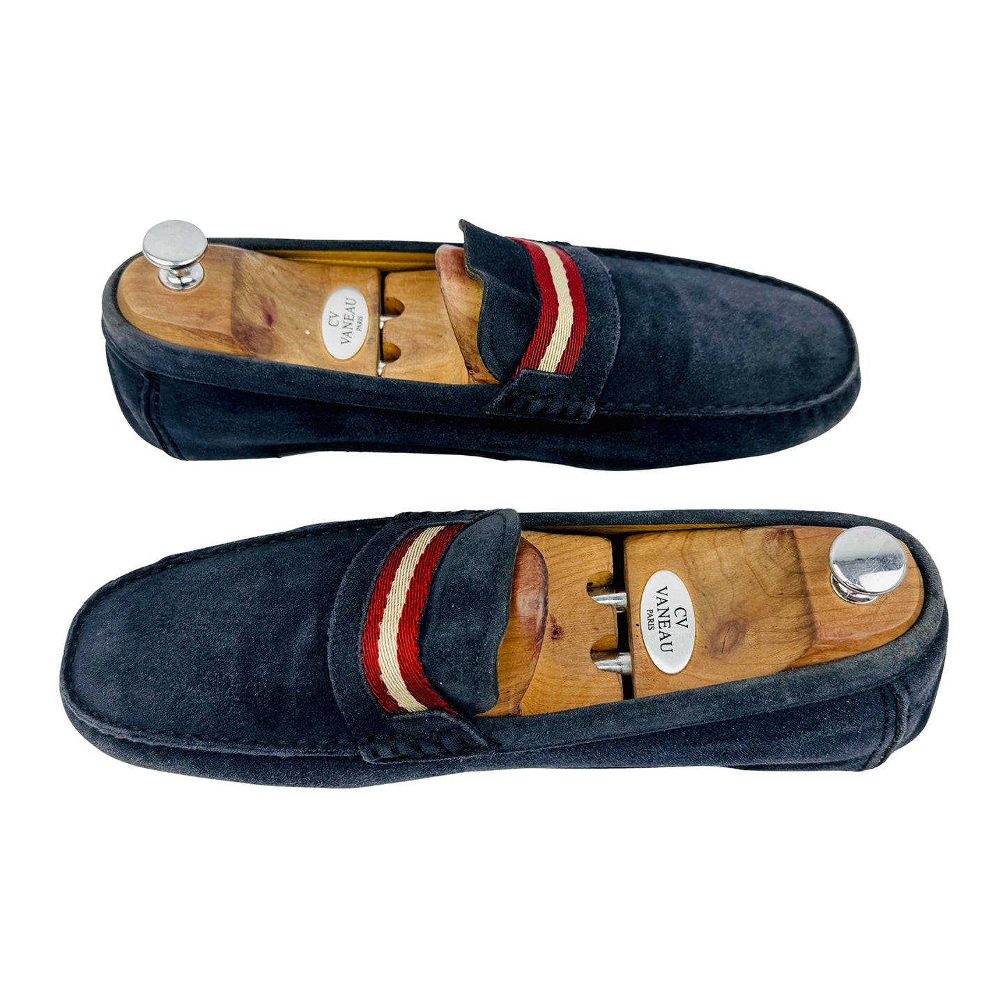 Bally Men's 'Dark Navy' Suede Leather Loafer (Size 45)