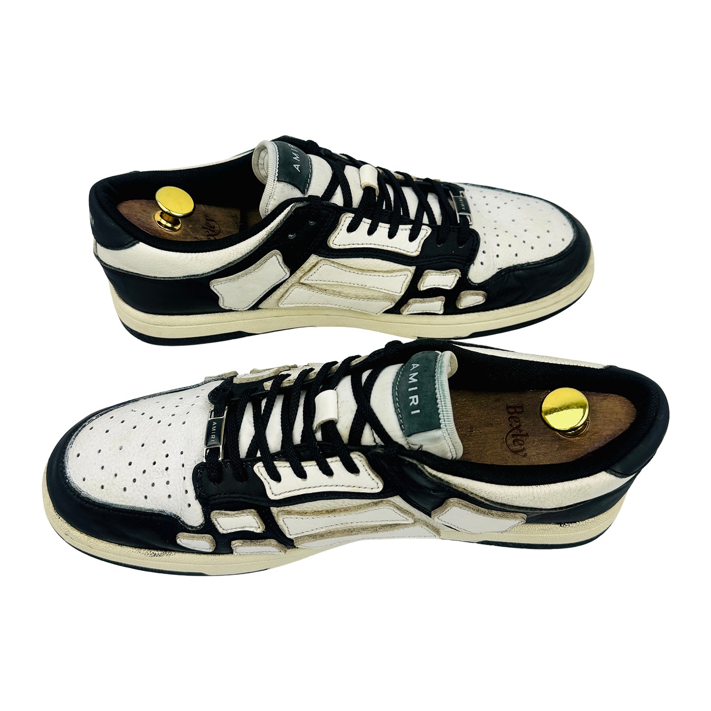 AMIRI Men's Skel Top Low Leather Sneakers (Size 45)