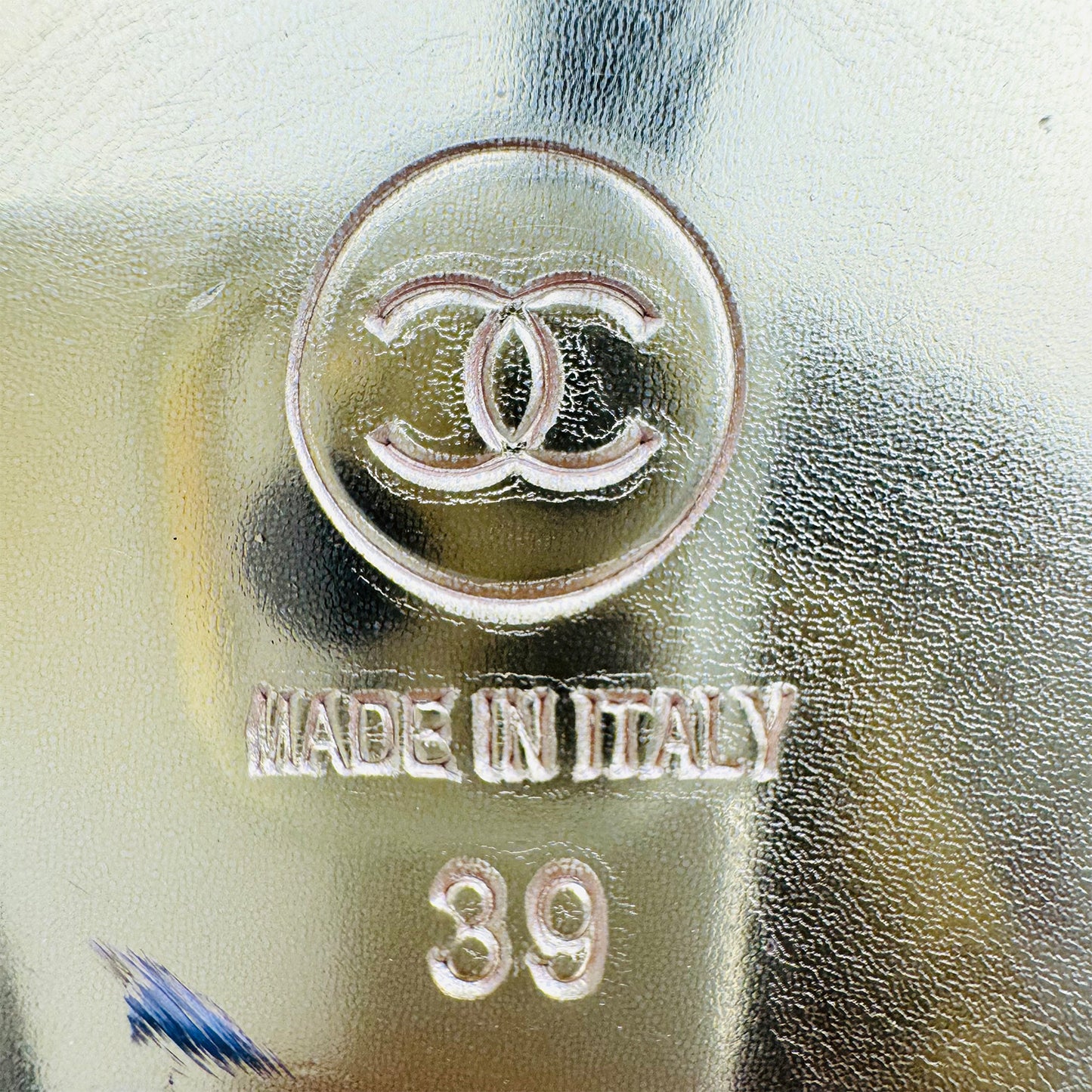 Chanel 'Black Gold' Cap Toe Ballet Flats (Size 39)