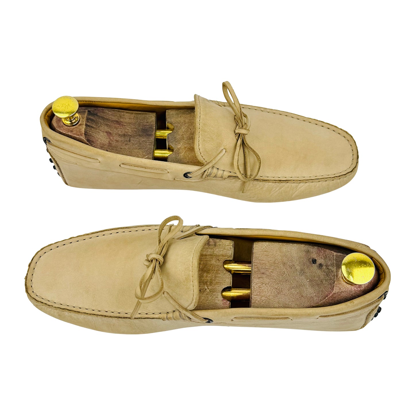 TOD'S Men's Beige Gommino Driving Loafer (Size 43/43.5)