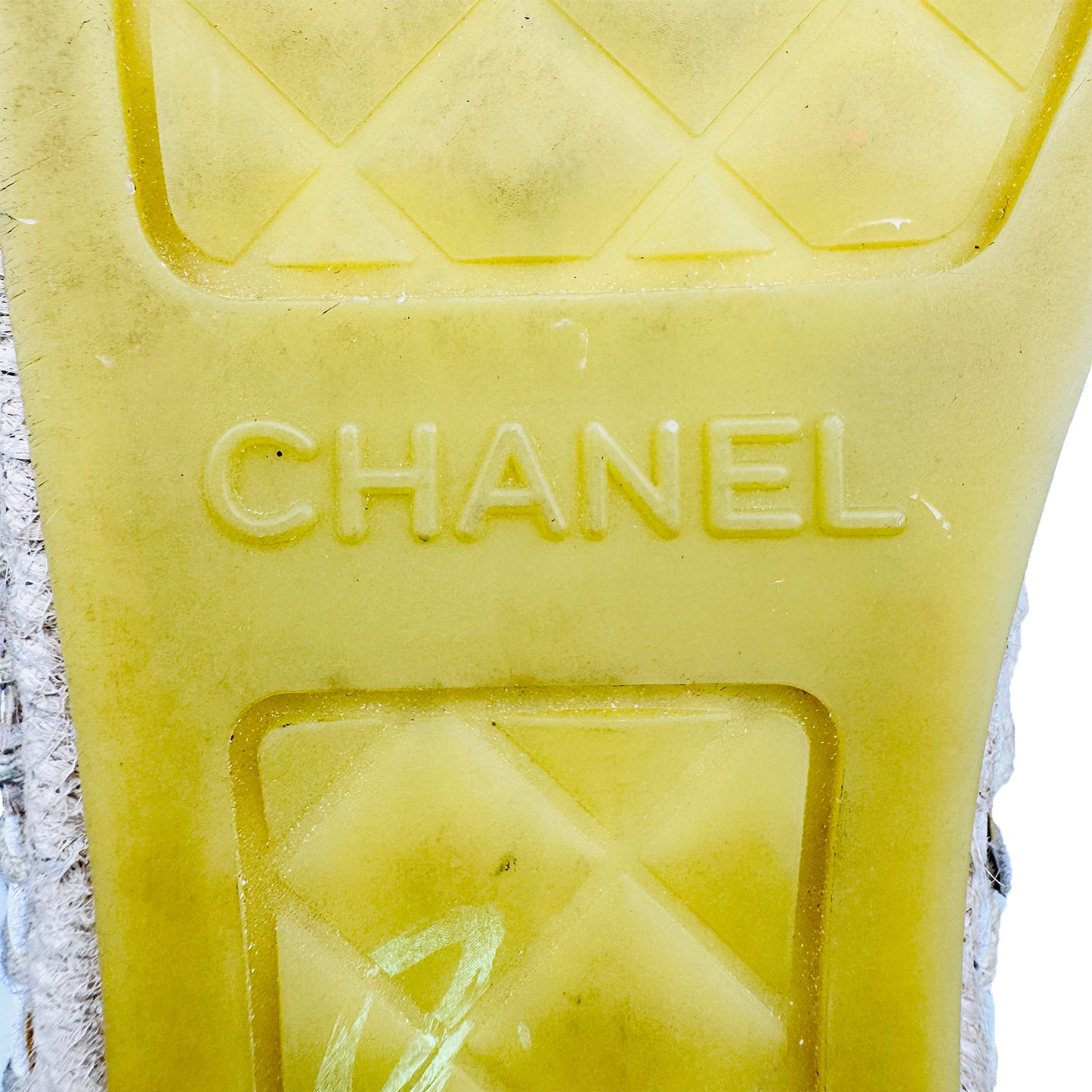 Chanel Studded CC Espadrille Shoes (Size 38/38.5)