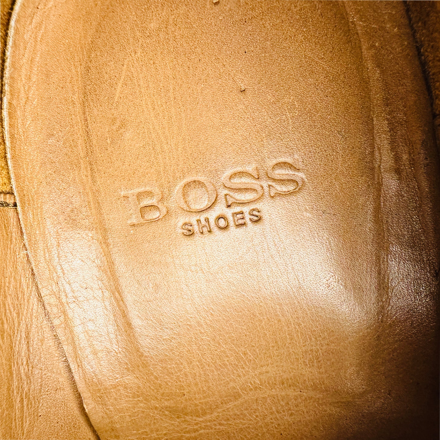 Hugo Boss Men's Brown Leather Loafers (Size 43.5)