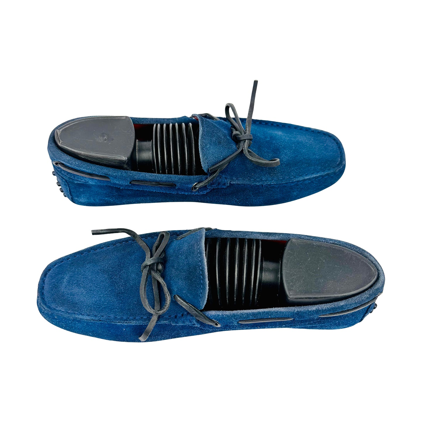 Tod's for Ferrari Blue Genuine Suede Loafers (Size 39.5/40)