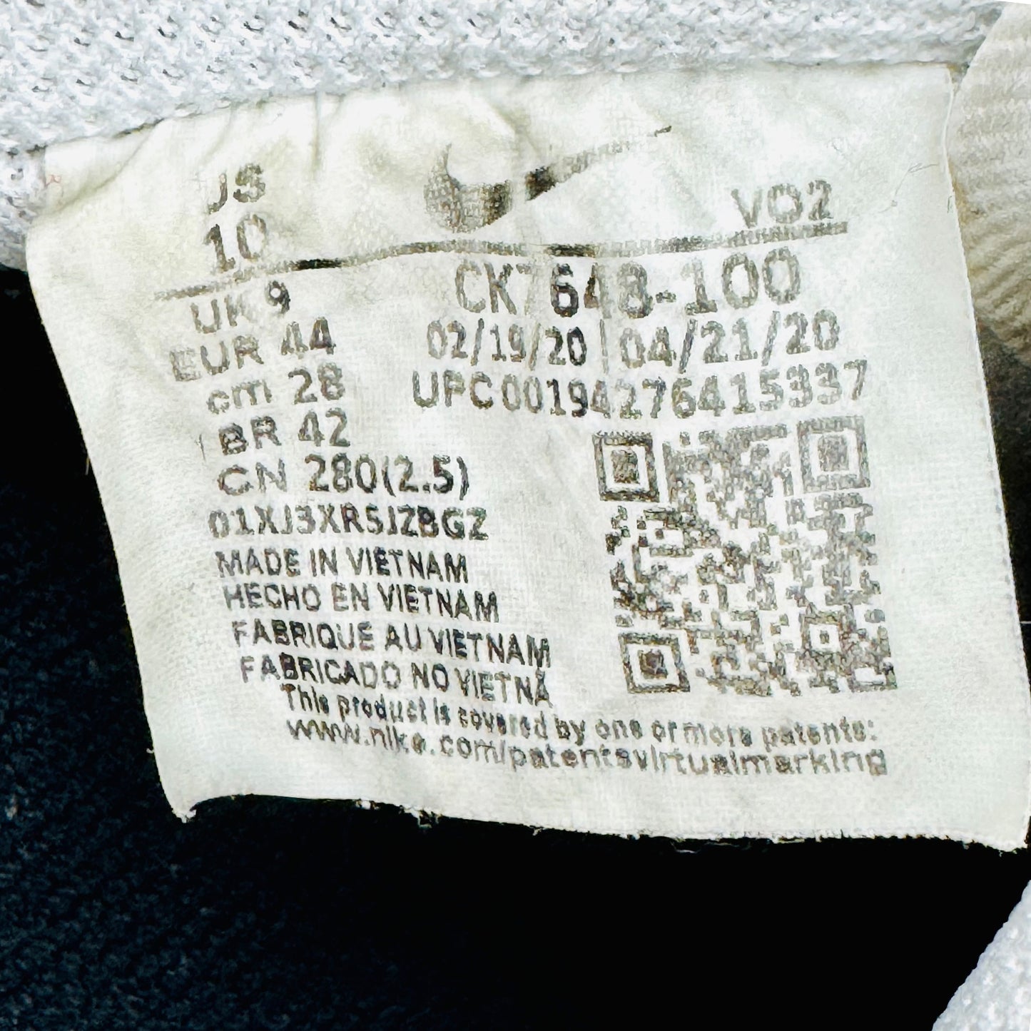 Nike Air Force 1 '07 Low Sneakers (Size 44) - CK7648-100