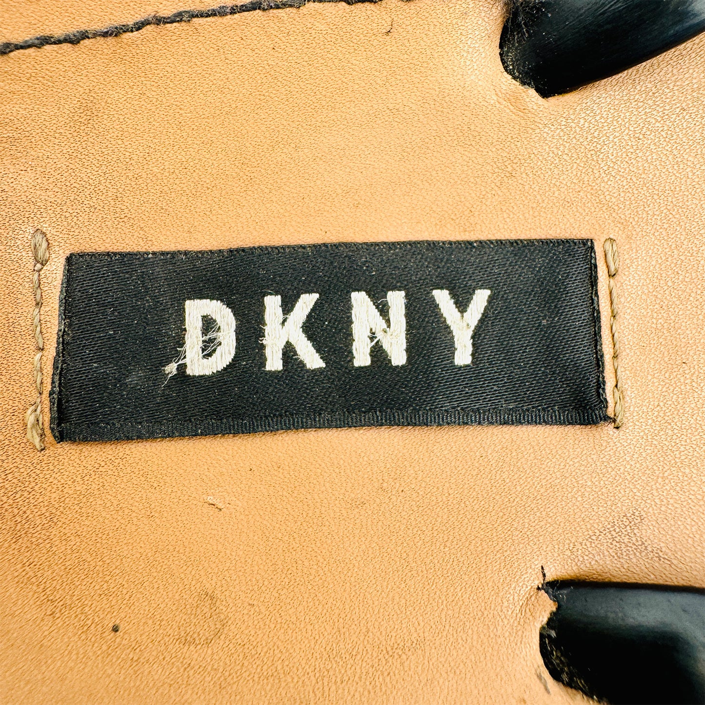 DKNY Women's Madi 'Black Brown' Slippers (Size 38.5/39)