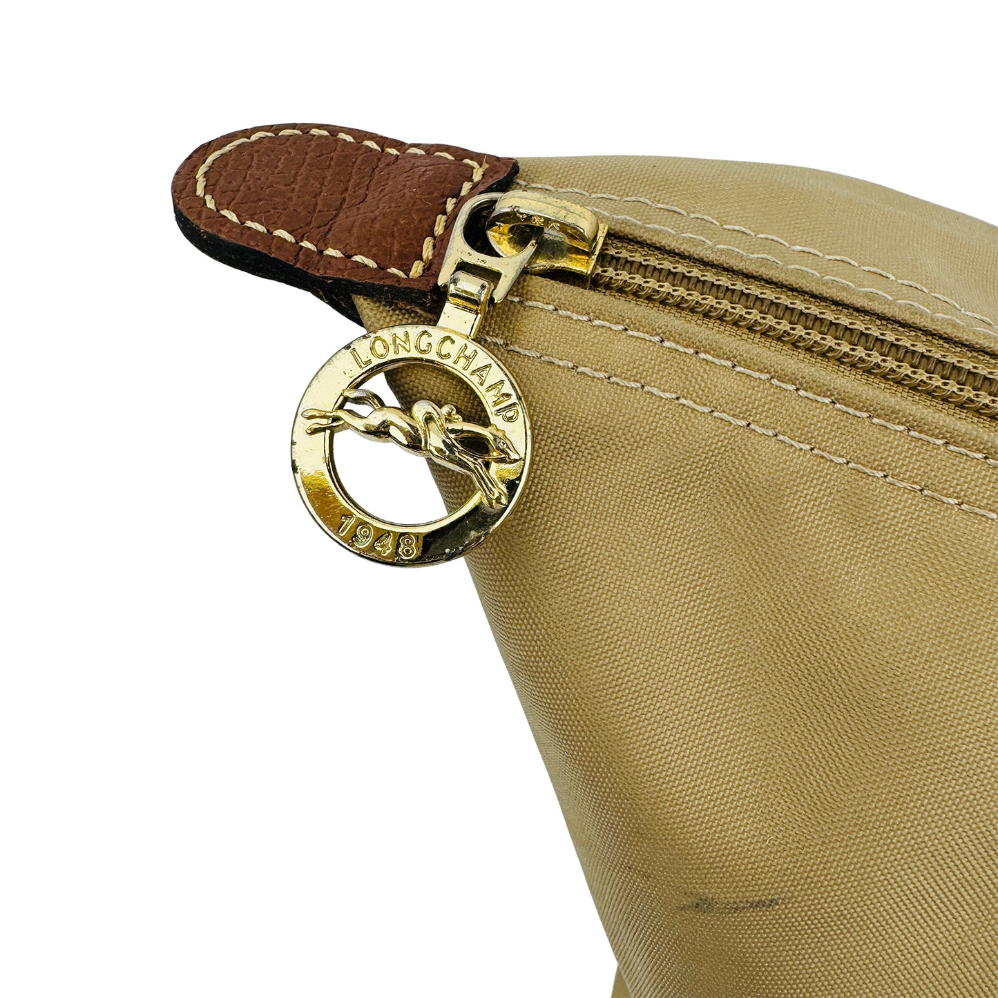 Longchamp Le Pliage 'Beige Brown' Large Tote Bag