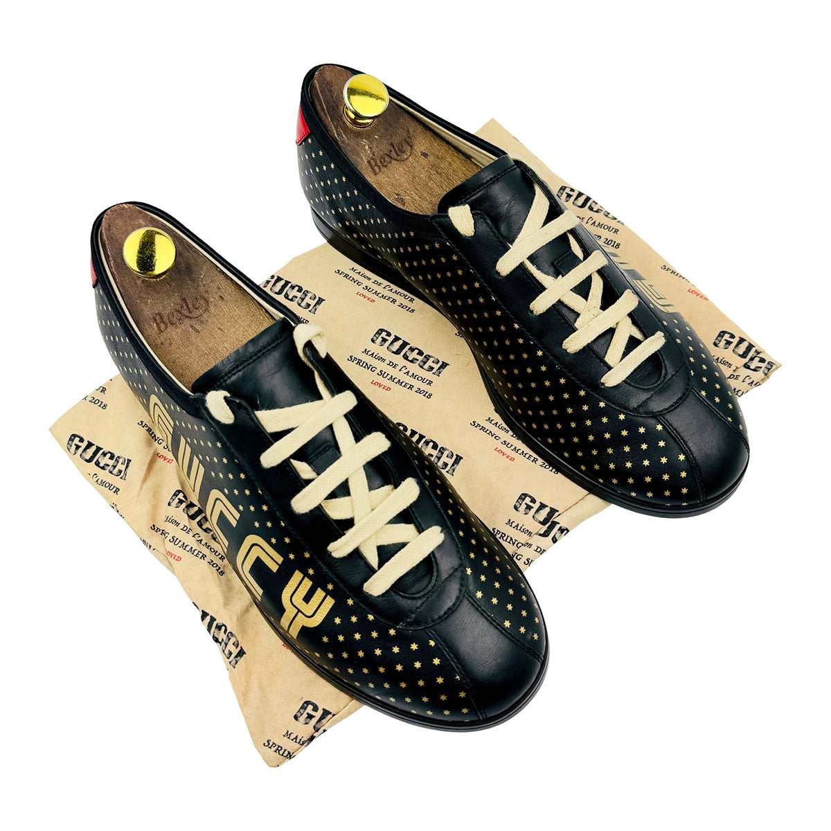 Gucci Falacer Low 'Guccy Print' Sneakers (Size 42.5) - 519723-0G270-1079