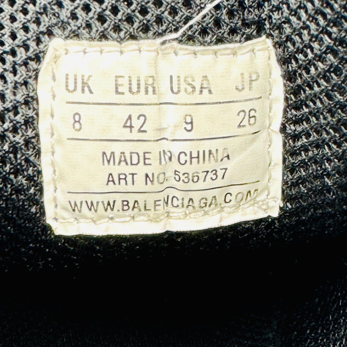 Balenciaga Triple S Black Sneakers (Size 42) - 536737