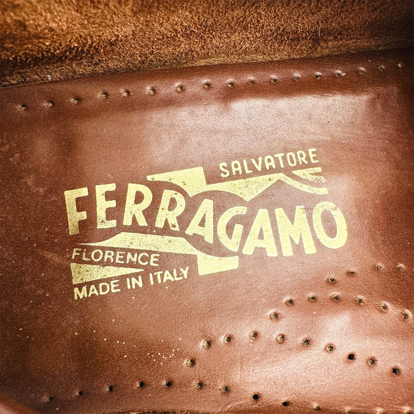 Salvatore Ferragamo Burgundy Leather Loafers (Size 41.5)