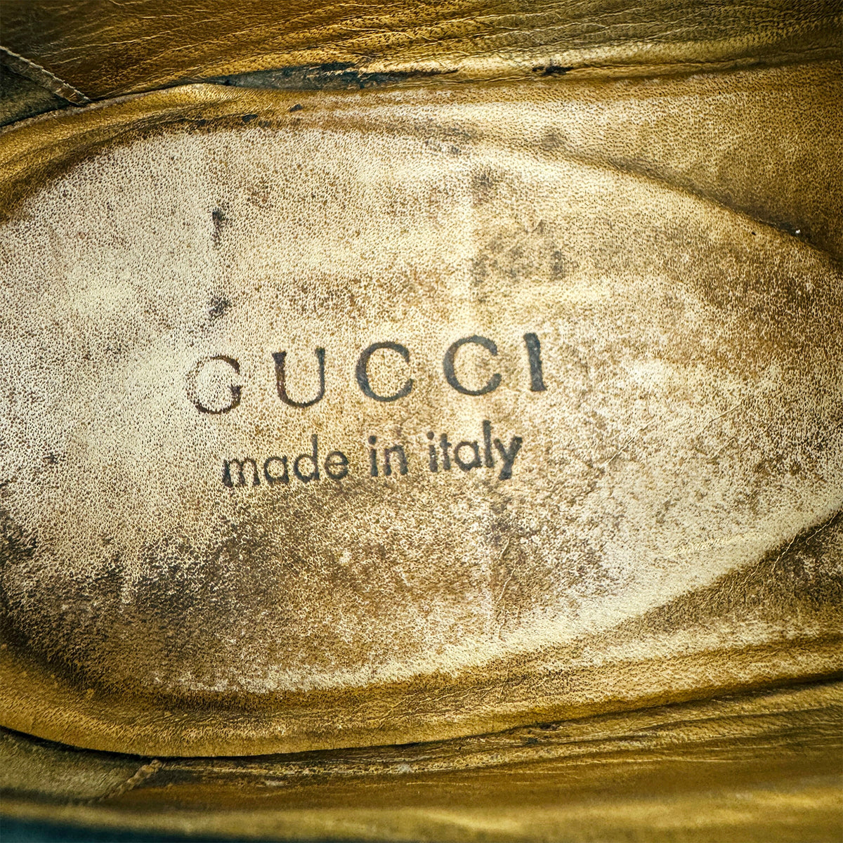 Gucci Men's Black Leather Horsebit Loafers (Size 44.5)