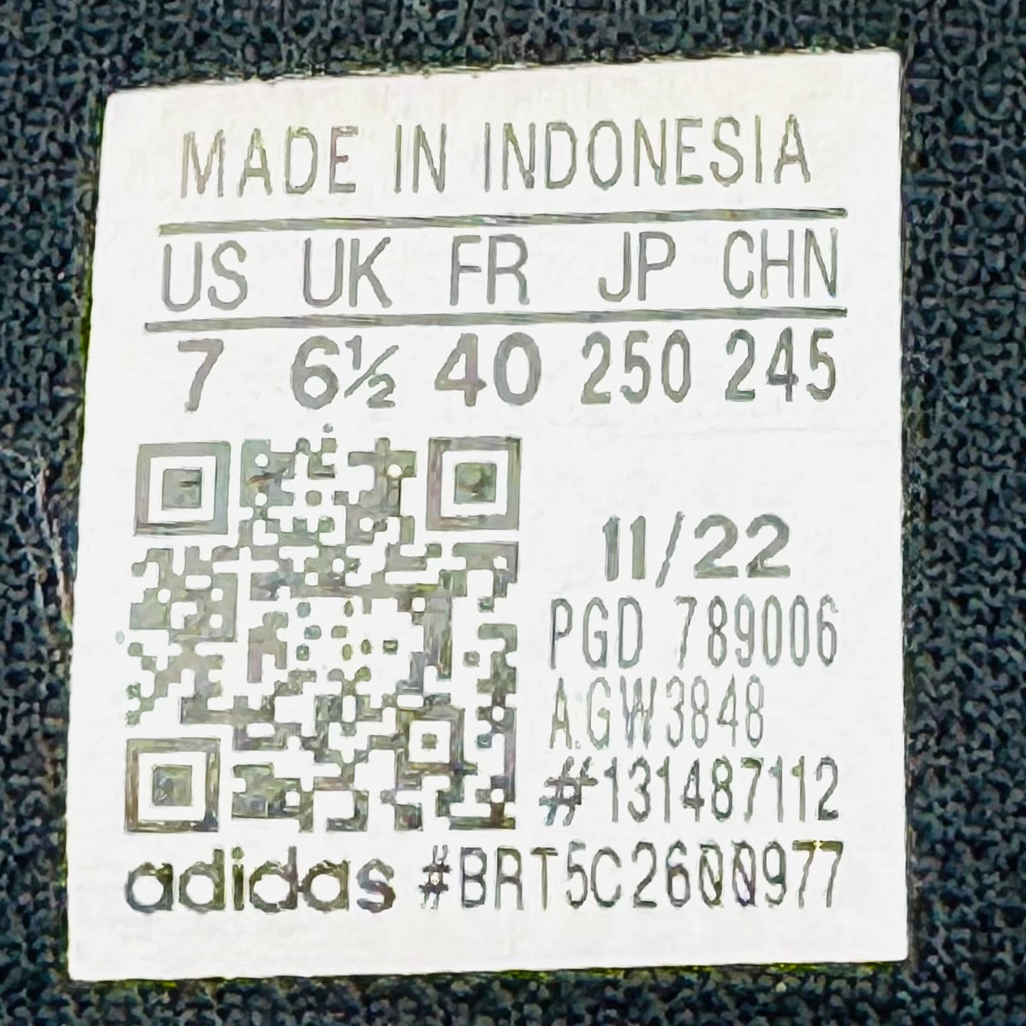 Adidas Galaxy 6 Cloudfoam Shoes (Size 40) - GW3848