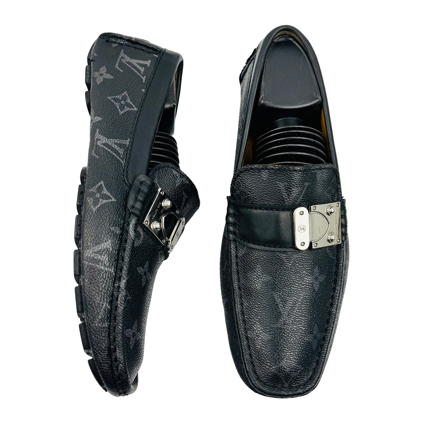 Louis Vuitton S Lock LV Monogram Driving Loafers (Size 40/40.5)