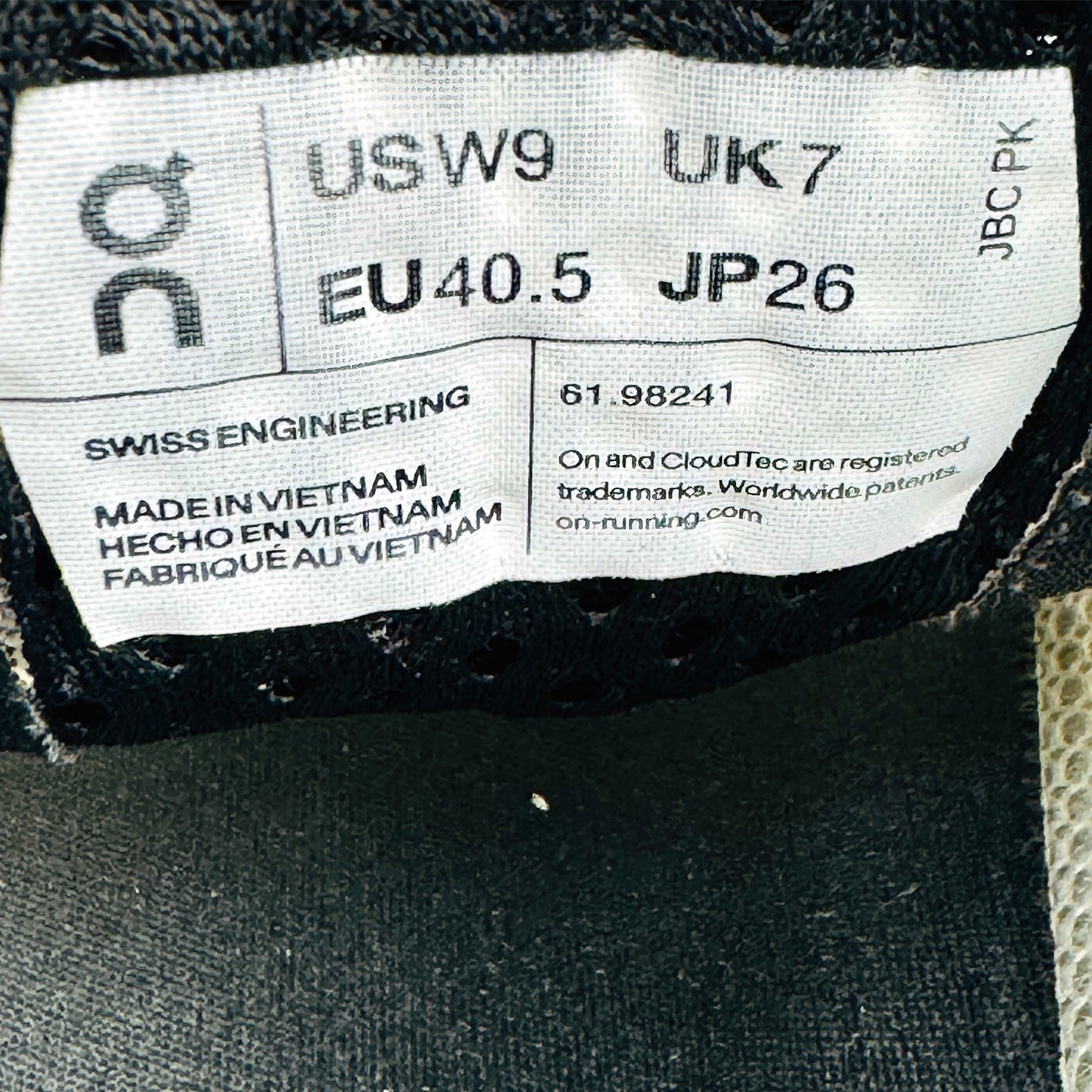 On Running Cloudmonster 'Undyed White' Shoes (Size 40.5) - 61.98241