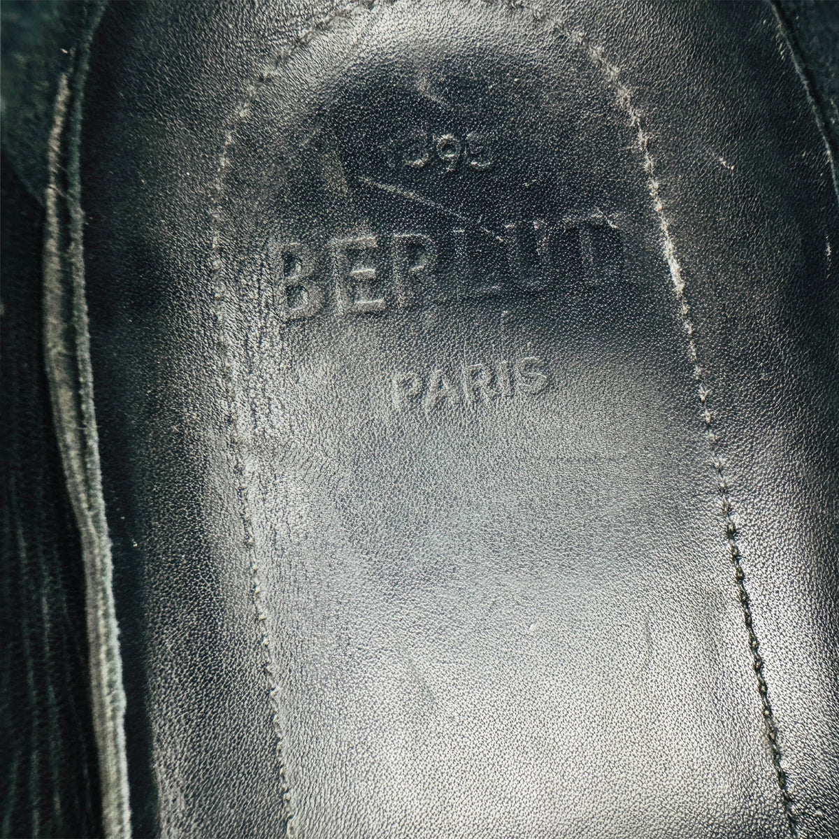 Berluti Men's Cacao Intenso Leather Shoes (Size 42.5)