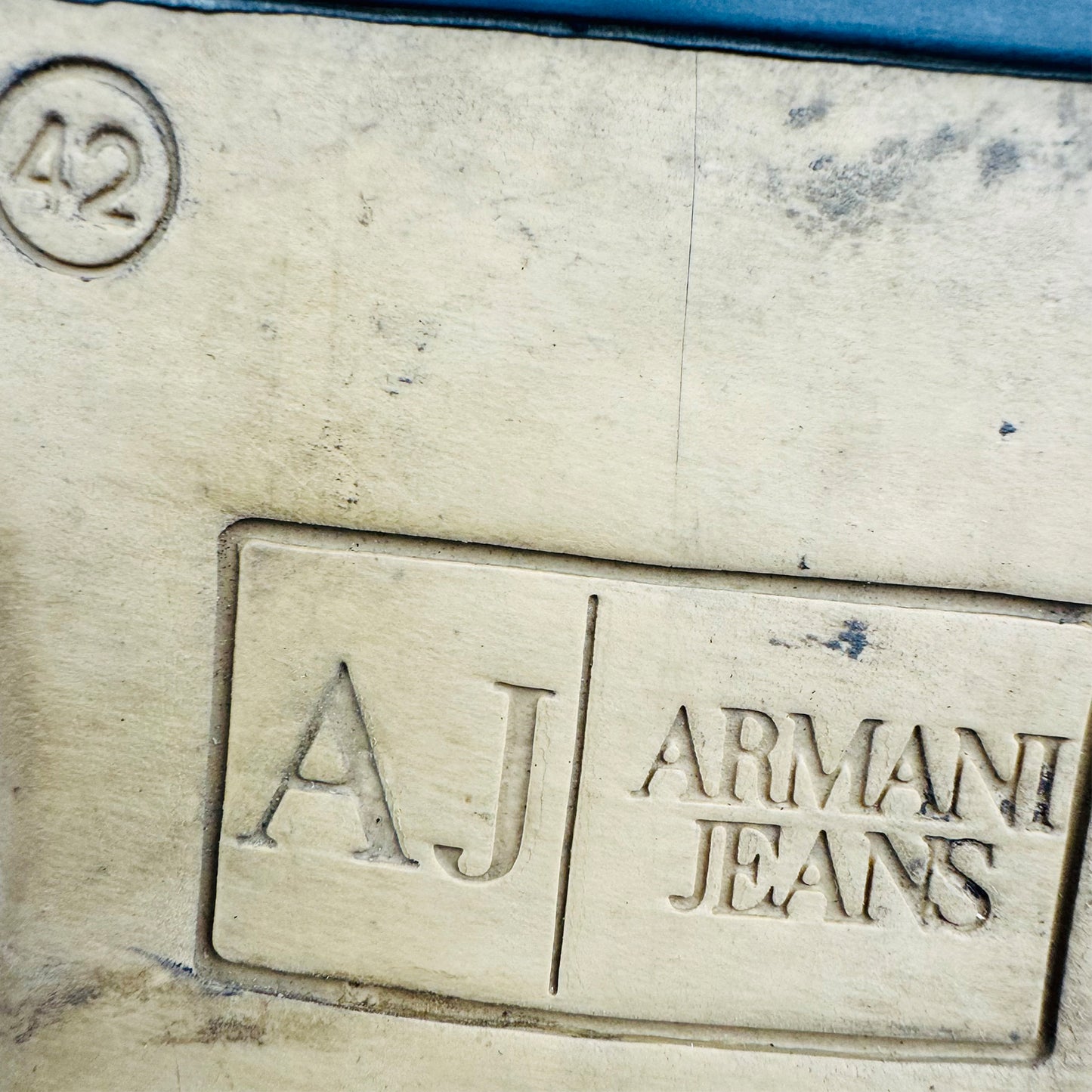 Armani Jeans Brown Leather Dress Shoes (Size 42.5)