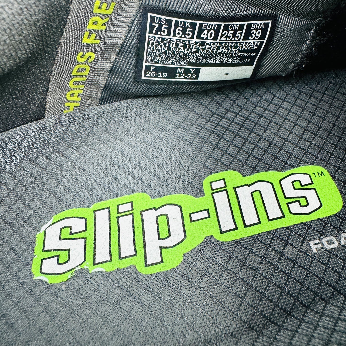 Skechers Hands Free Slip-ins Summits Shoes (Size 40) - 232457 CHAR