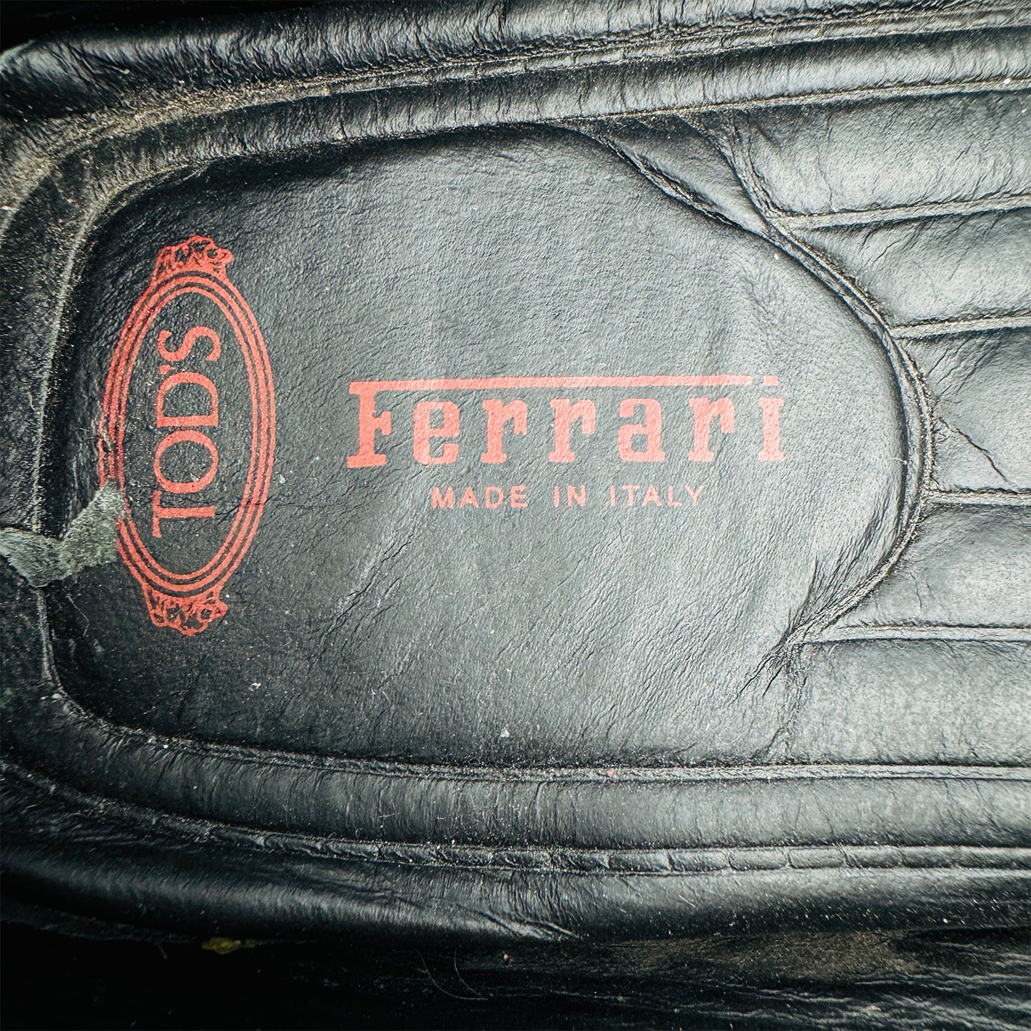 Tod’s For Ferrari Red Driving Loafers (Size 43/43.5)