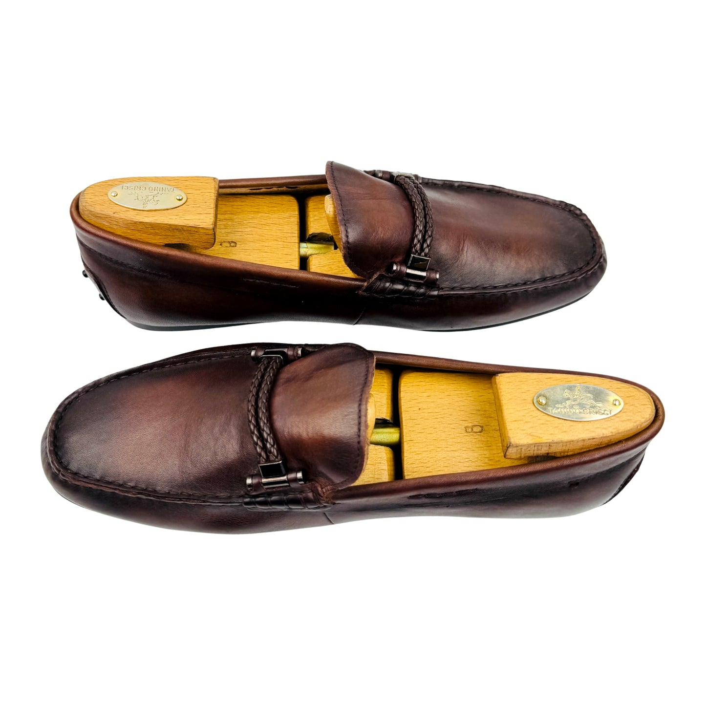 Pierre Cardin Men's Dark Brown Loafers (Size 42.5)
