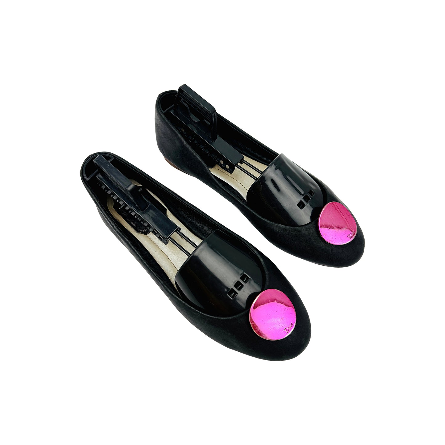 Christian Dior Black Italian Ballet Flats (Size 38)