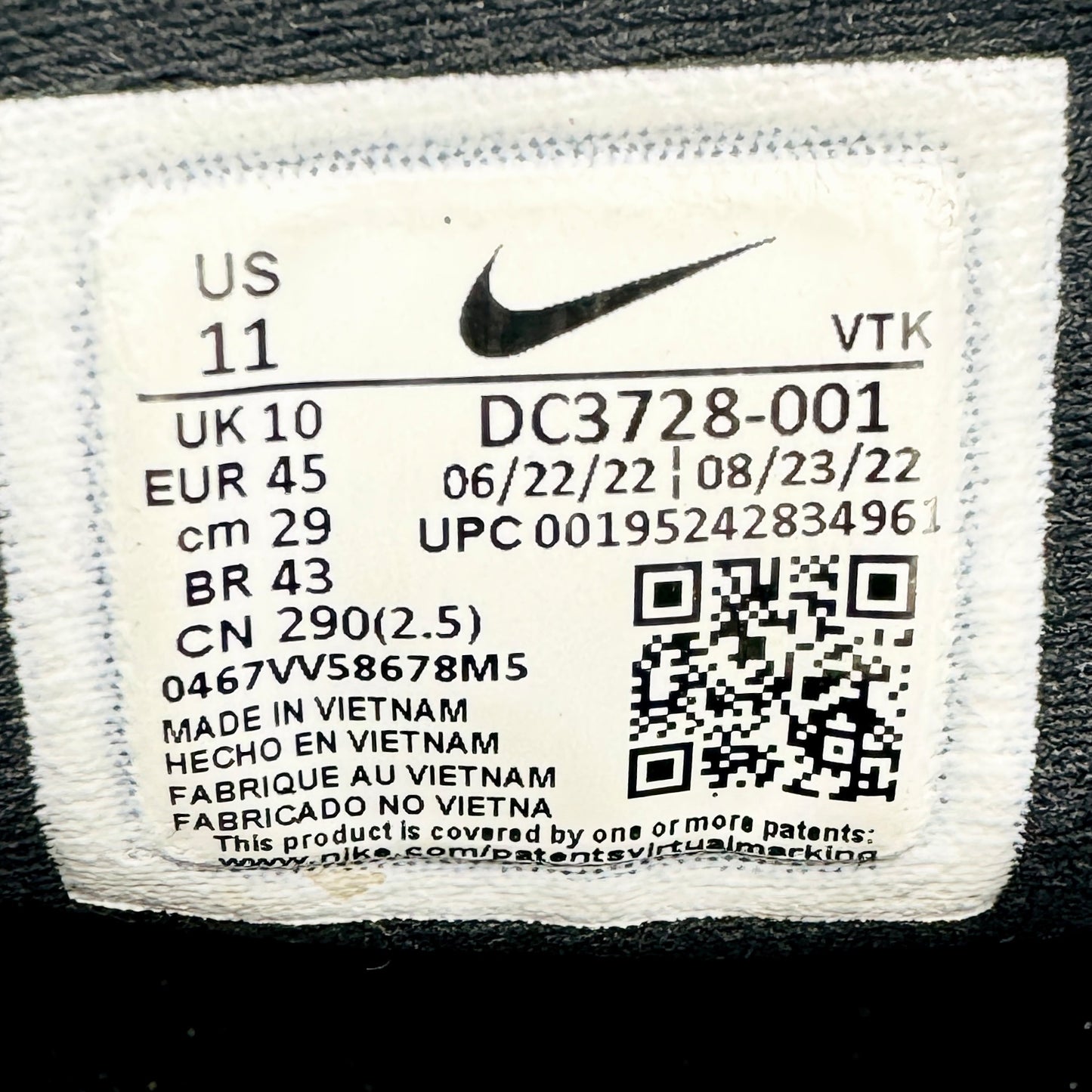 Nike Men's Revolution 6 Next Nature Shoes (Size 45) - DC3728-001