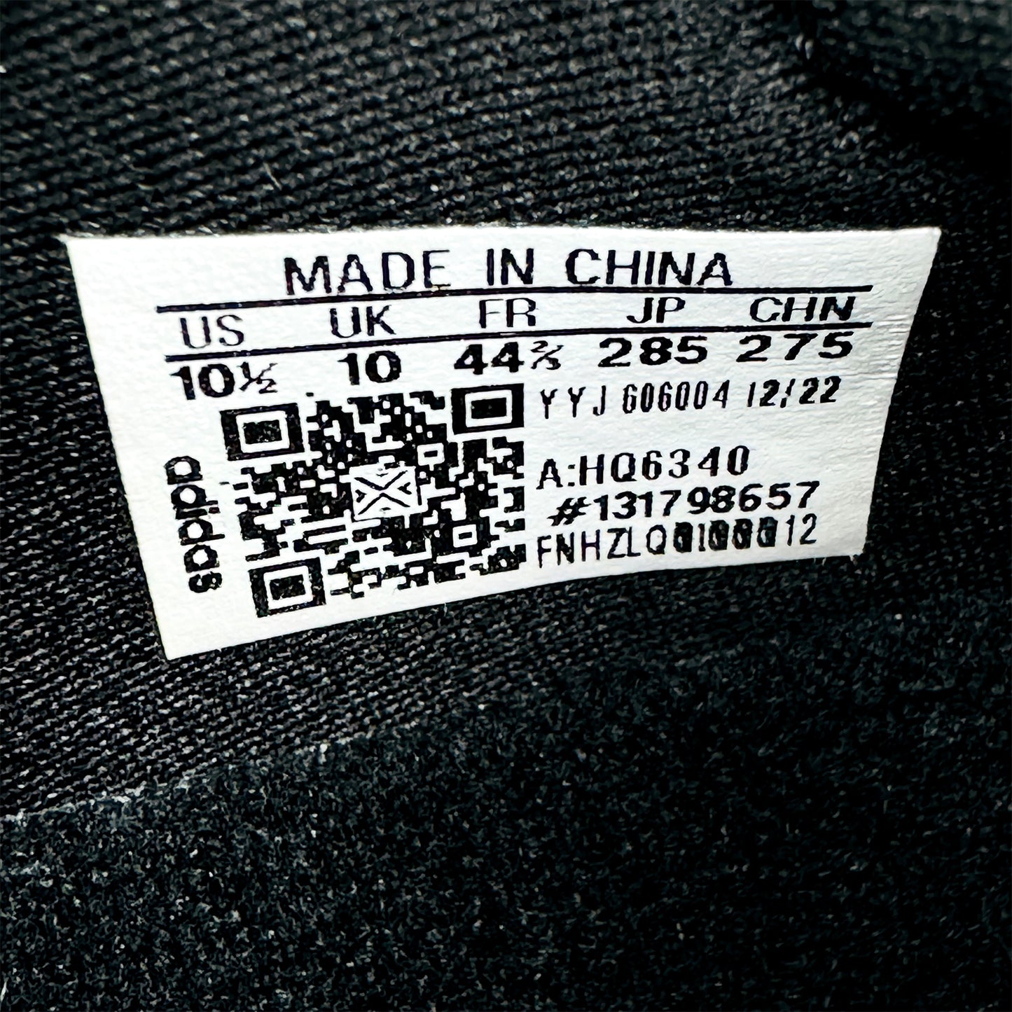 Adidas Ultraboost Light 'Core Black' Shoes (Size 44.5) - HQ6340