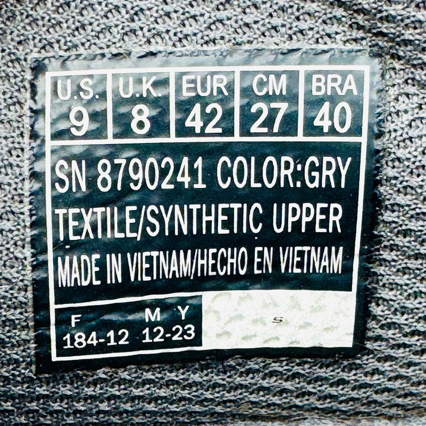 Skechers Swift Fit - Hands Free Slip-On Shoes (Size 42) - 8790241 GRY