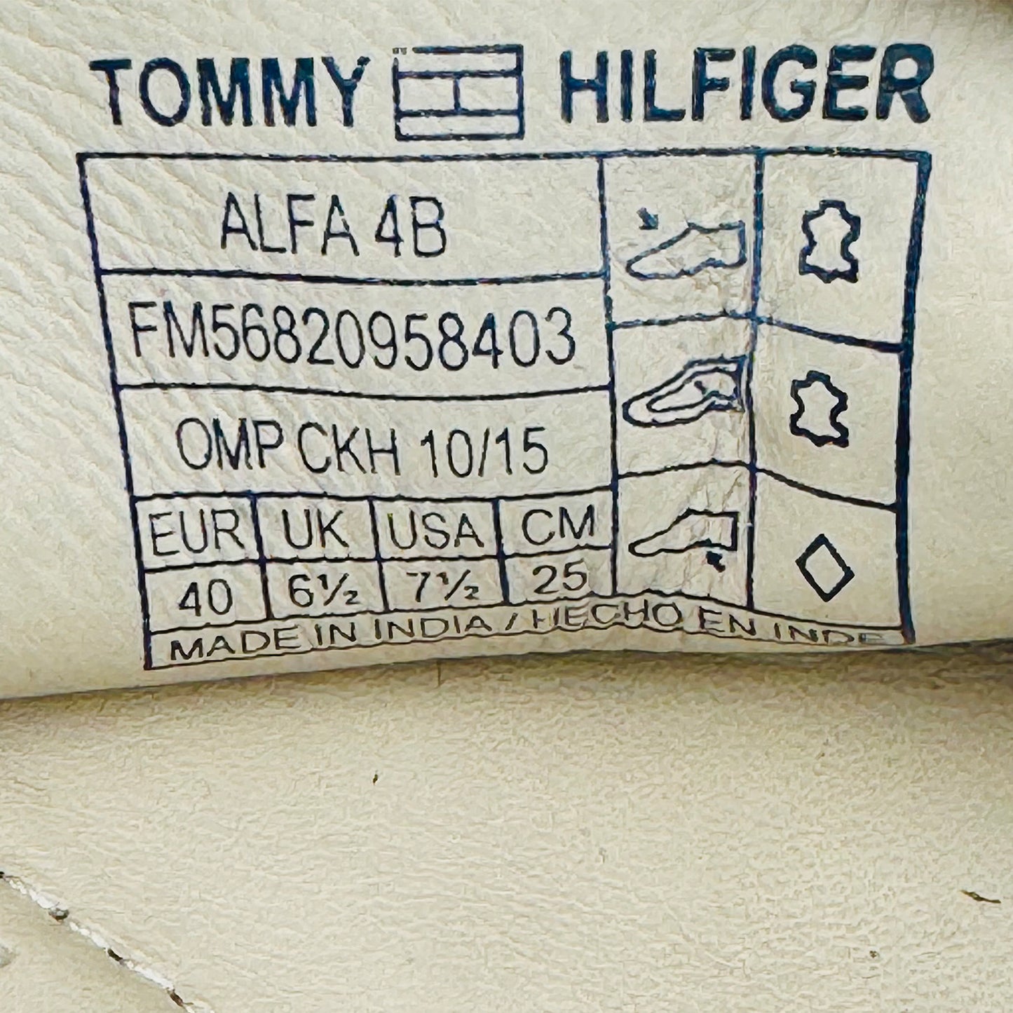 Tommy Hilfiger ALFA 4B Navy Blue Loafers (Size 40)