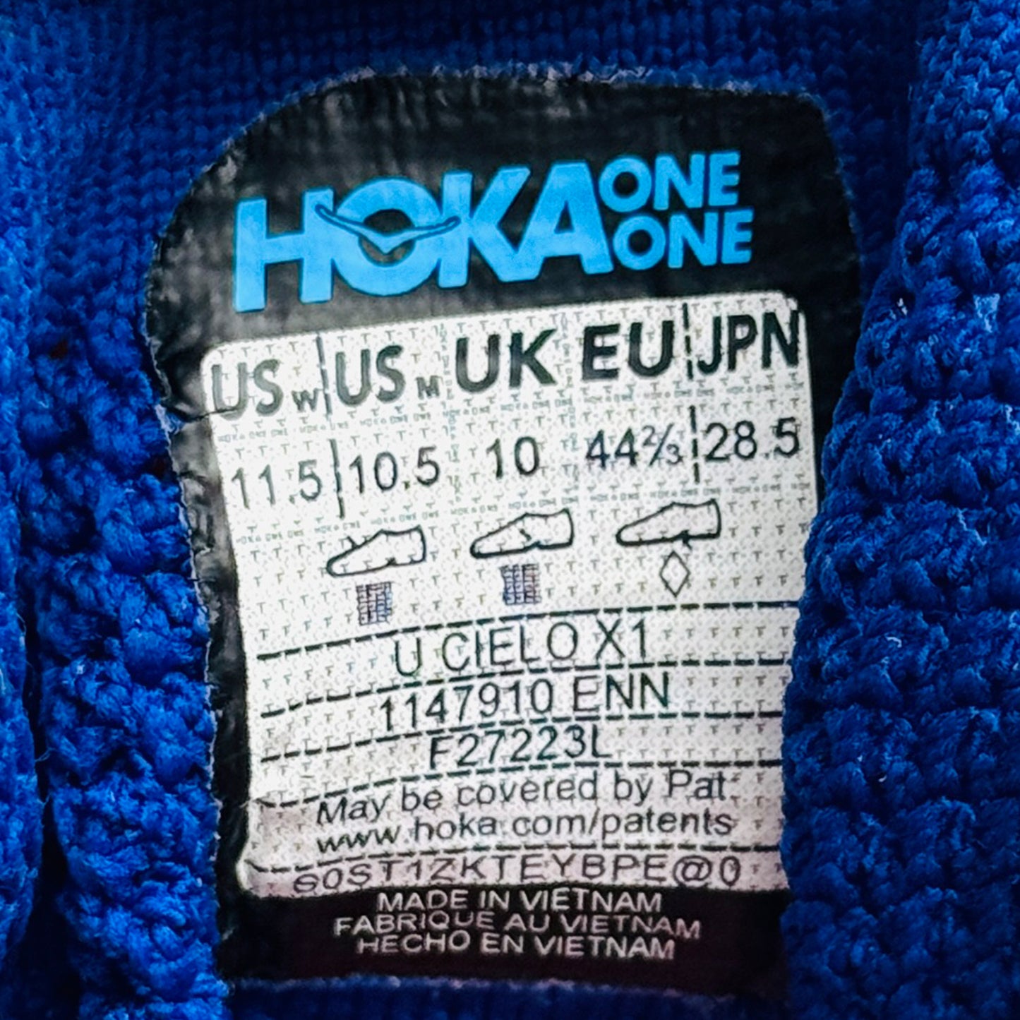 Hoka Cielo X1 Shoes (Size 44.5) - 1147910 ENN
