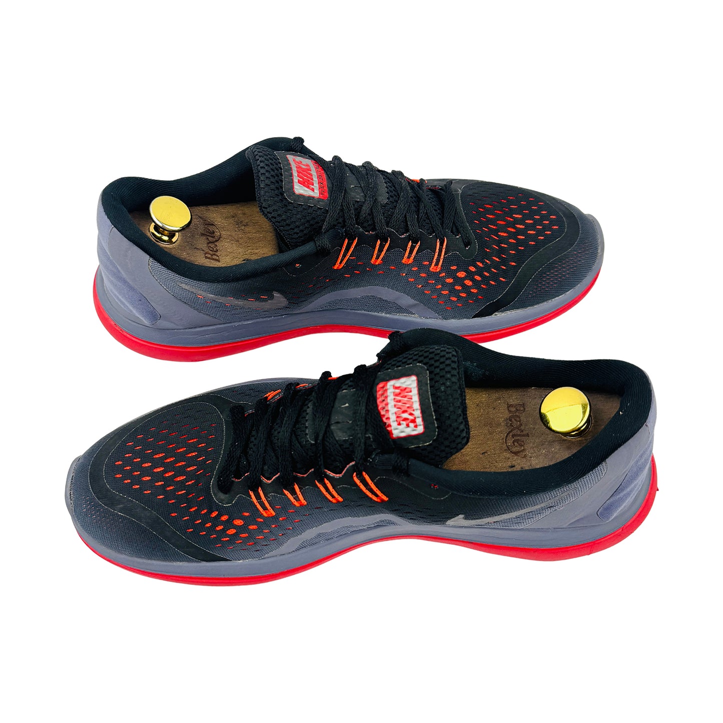 Nike Flex 2017 RN 'Black Tough Red' Shoes (Size 45) - 898457-008