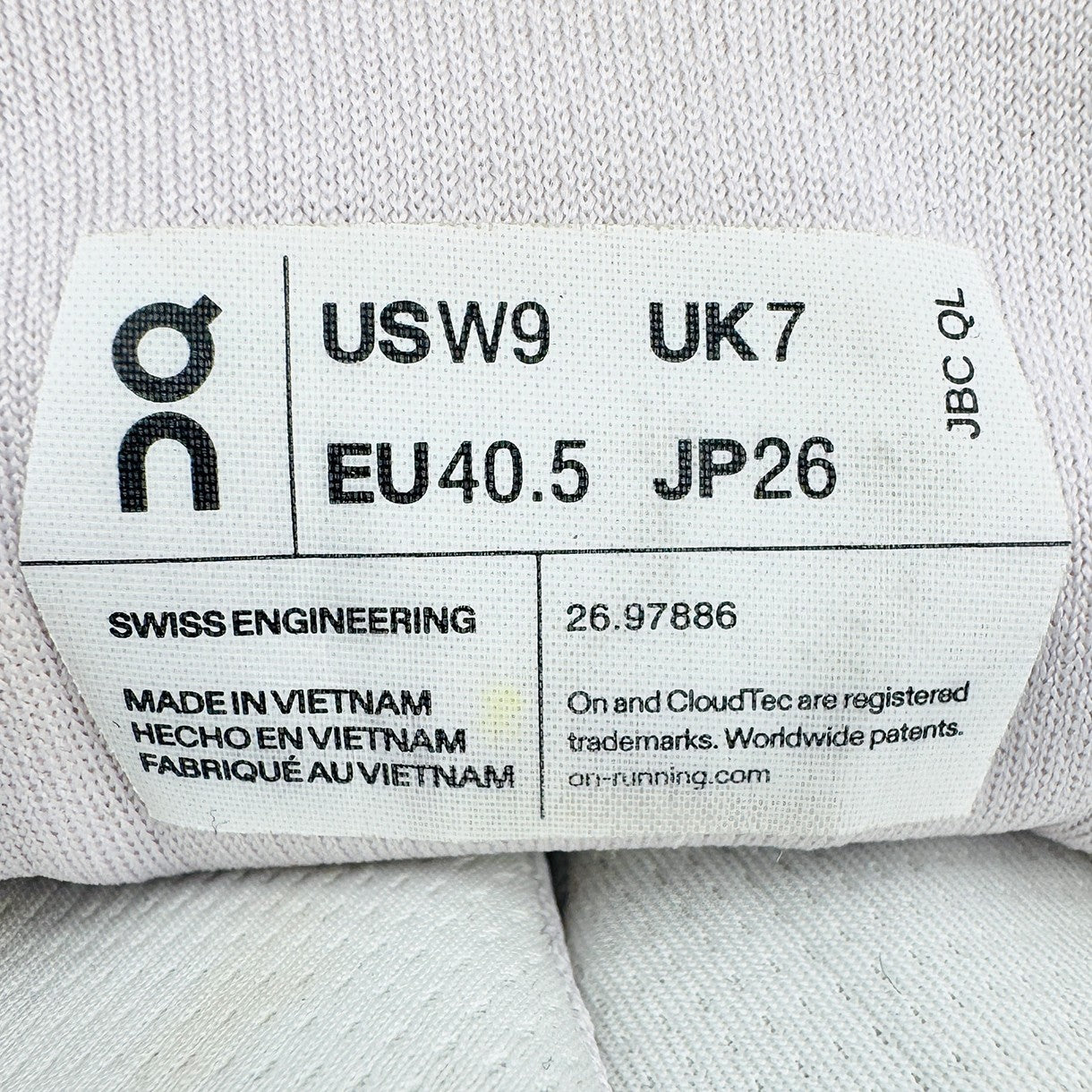 On Running Cloudnova 'White Rose' Shoes (Size 40.5) - 26.97886