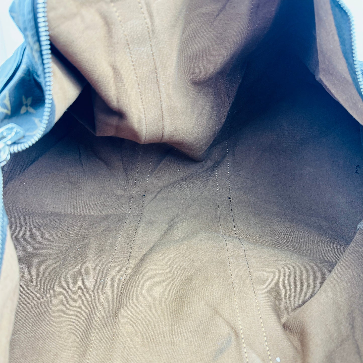 Louis Vuitton Keepall 55 Brown Duffel Bag