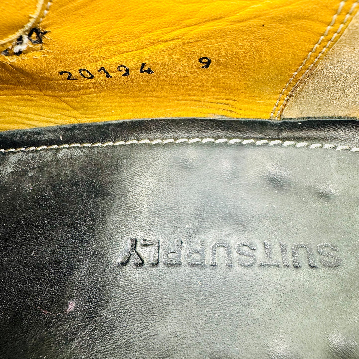 Suitsupply Black Leather Double Monk Strap Shoes (Size 43)