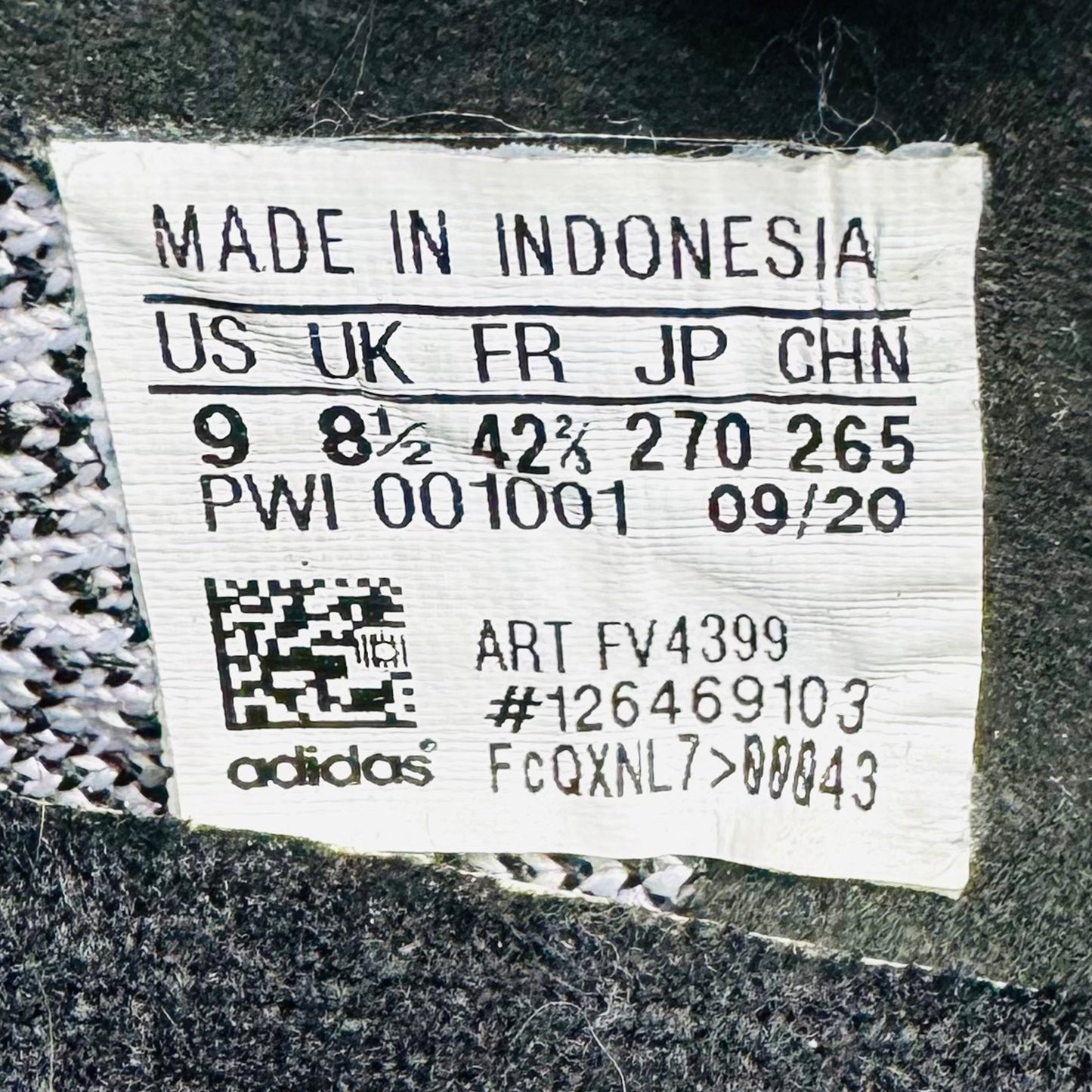 Adidas Men's X9000L3 BOOST Shoes (Size 42/42.5) - FV4399