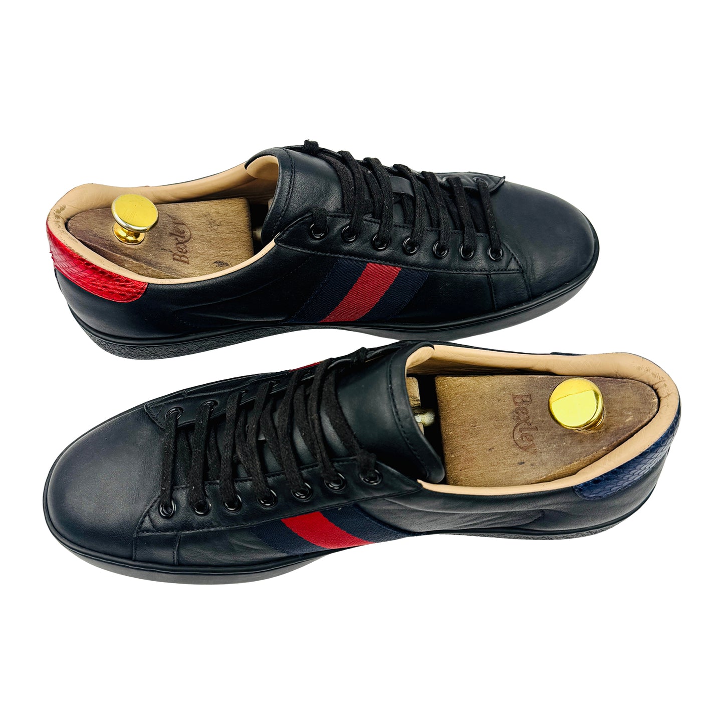 Gucci Ace 'Bee Embroidered' Black Sneakers (Size 43) - 429446 A38G0 1284