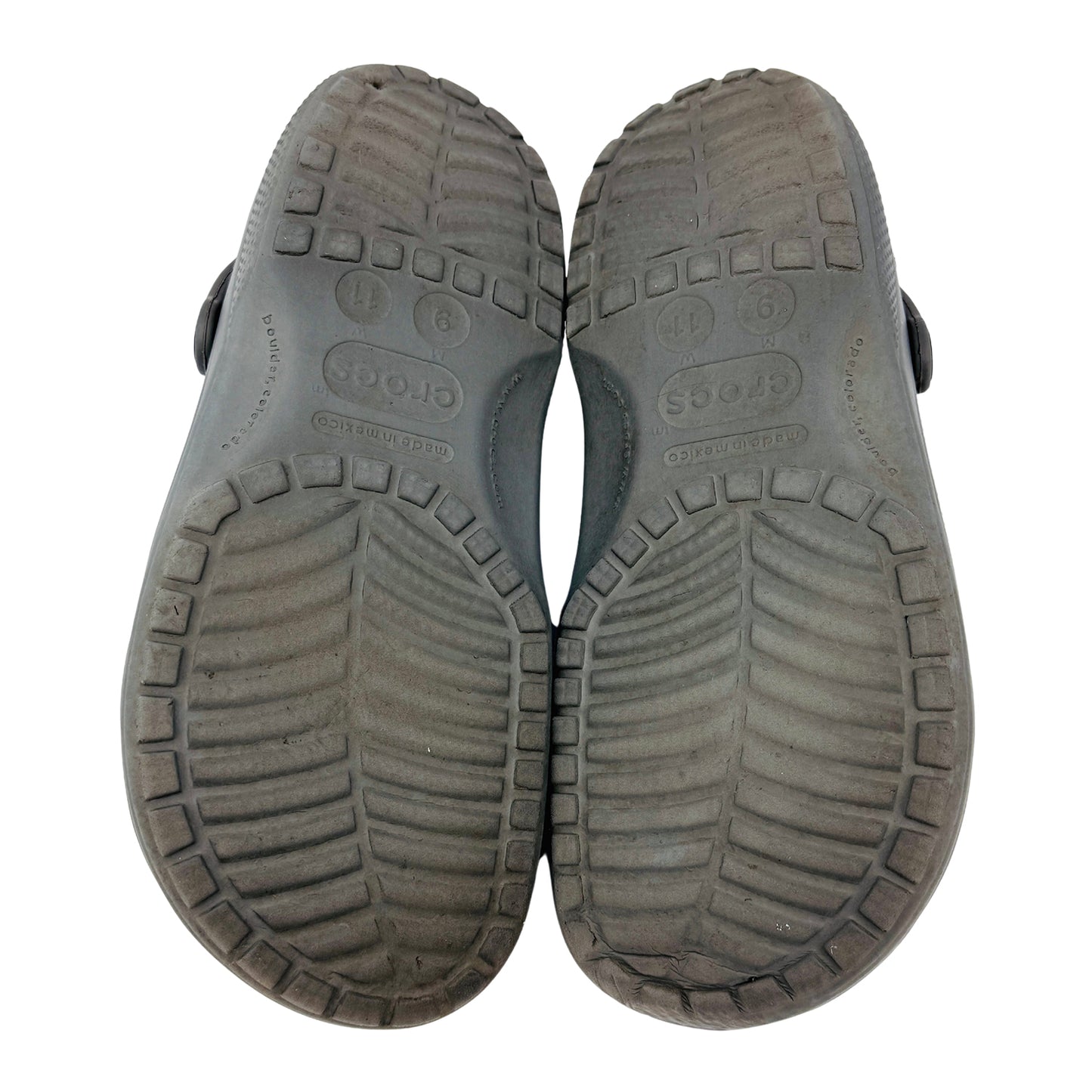 Crocs Classic Grey Clogs (Size 42.5/43) - 118‑10001‑001‑10