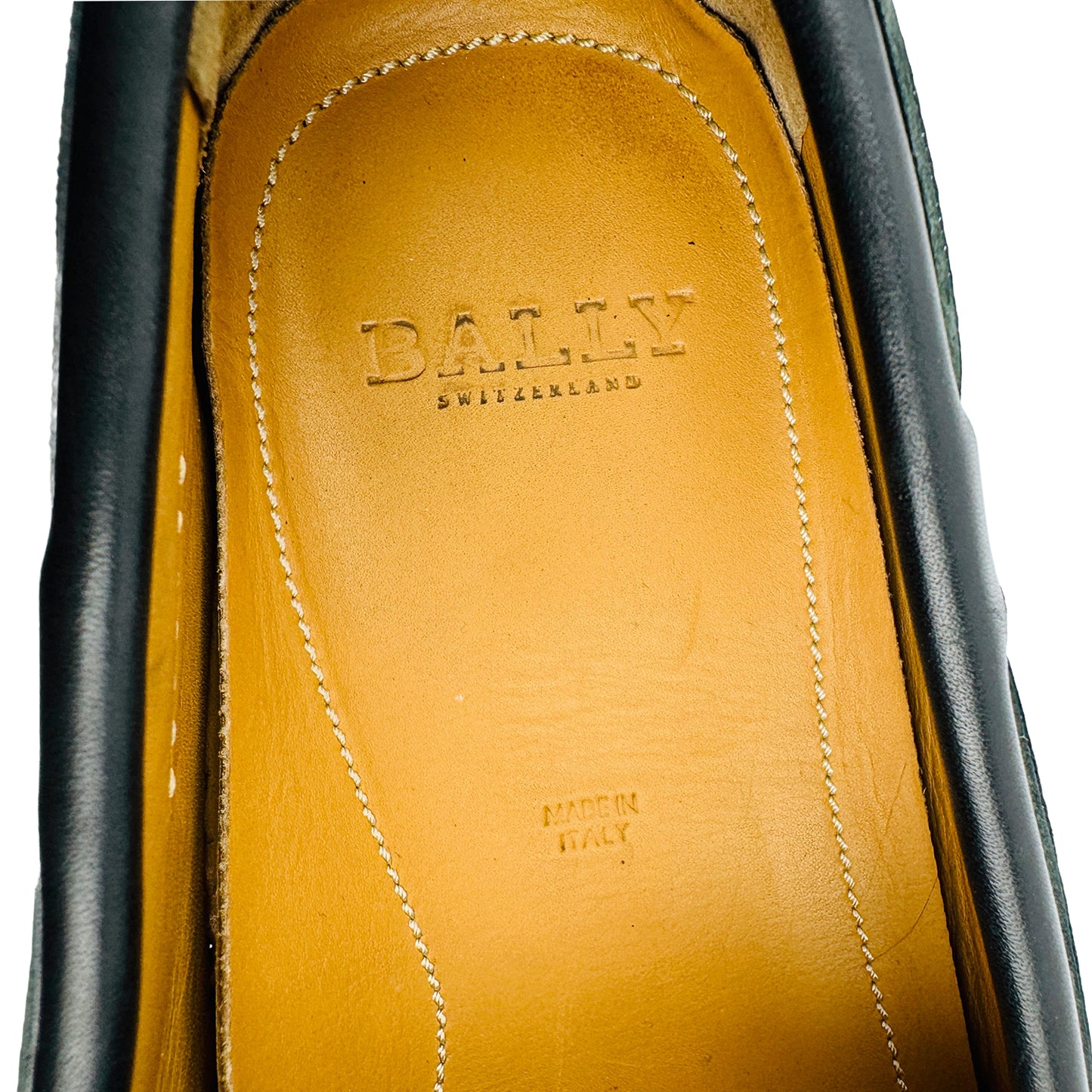 Bally Men's Black Leather Buckle Loafers (Size 44.5/45)