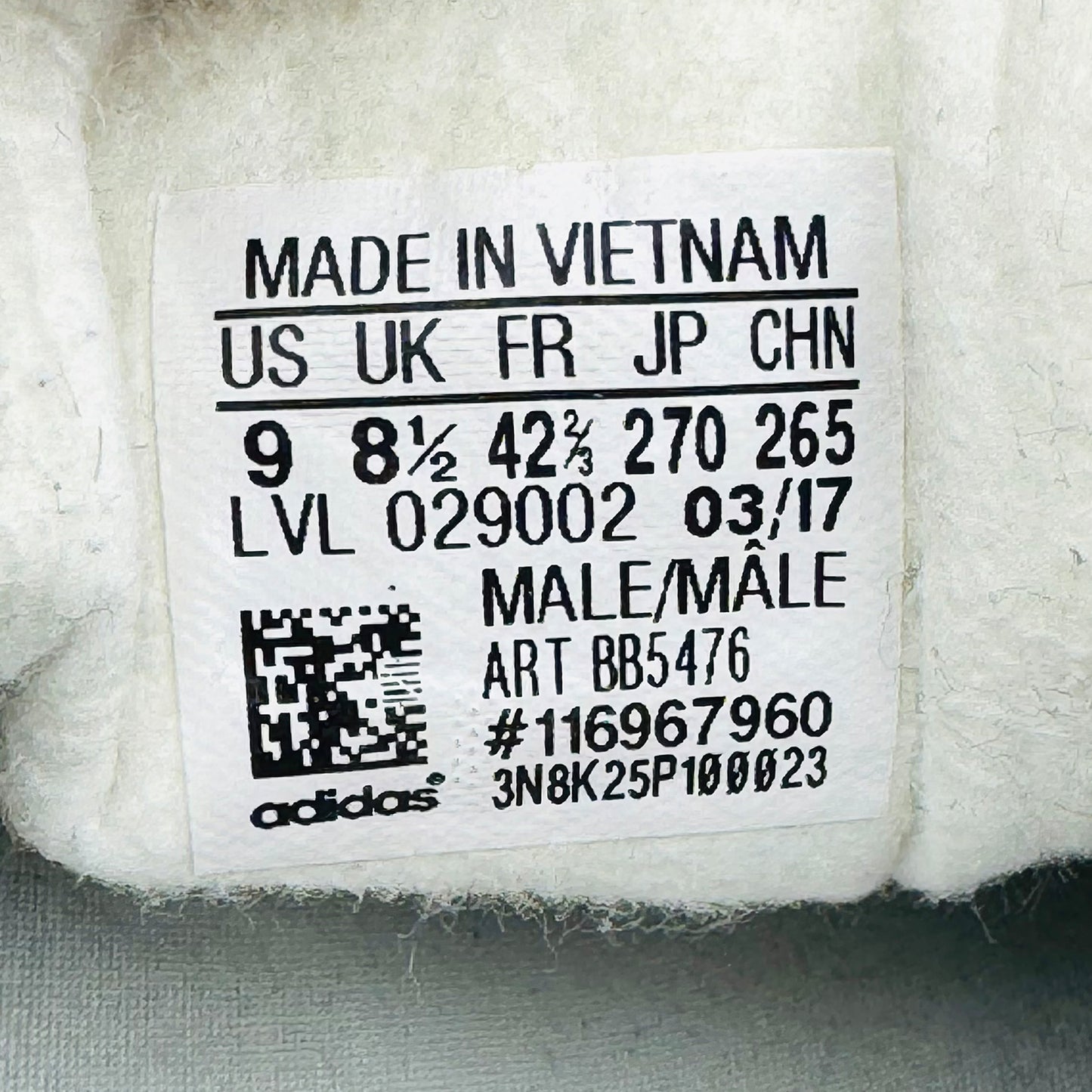 Adidas Gazelle 'Core Black' Sneakers (Size 42.5) - BB5476