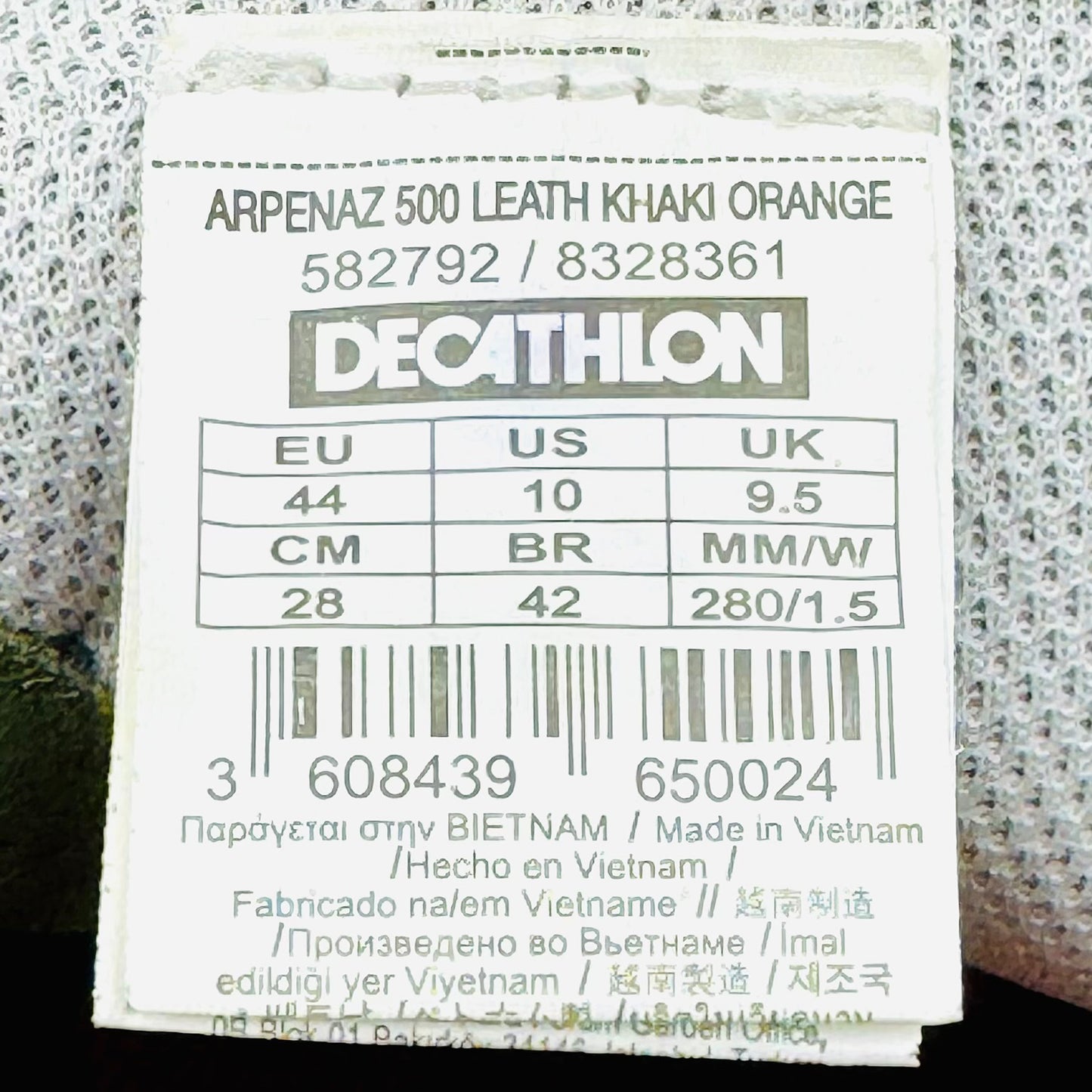 Decathlon Quechua NH500 Shoes (Size 44) - 8328361