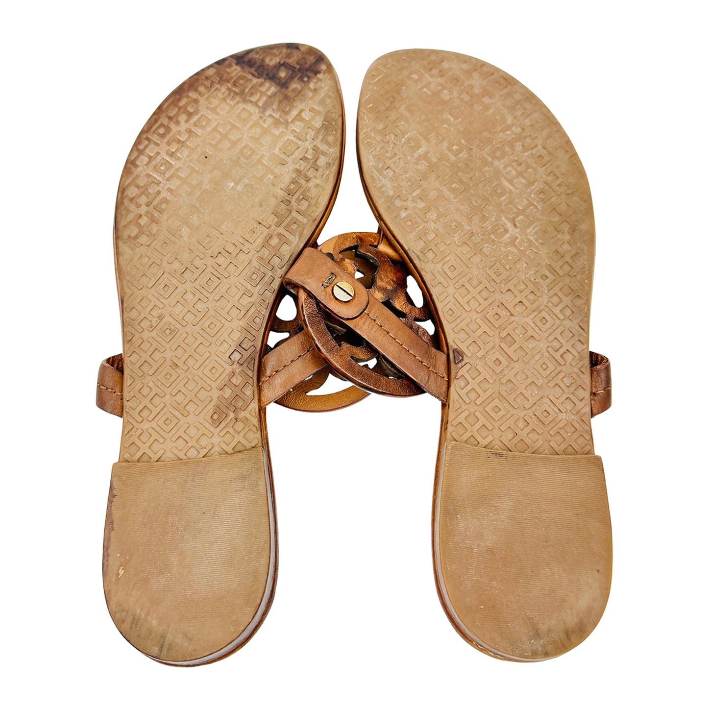 Tory Burch Miller Tan Thong Sandal Slippers (Size 37.5) - 5930