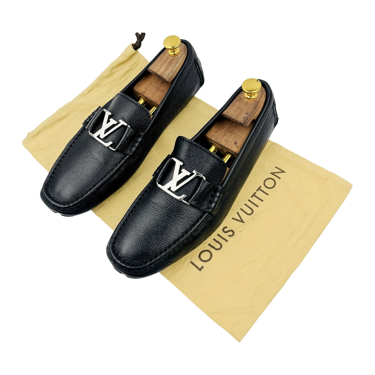 Louis Vuitton Monte Carlo Black Leather Loafers (Size 41.5/42)