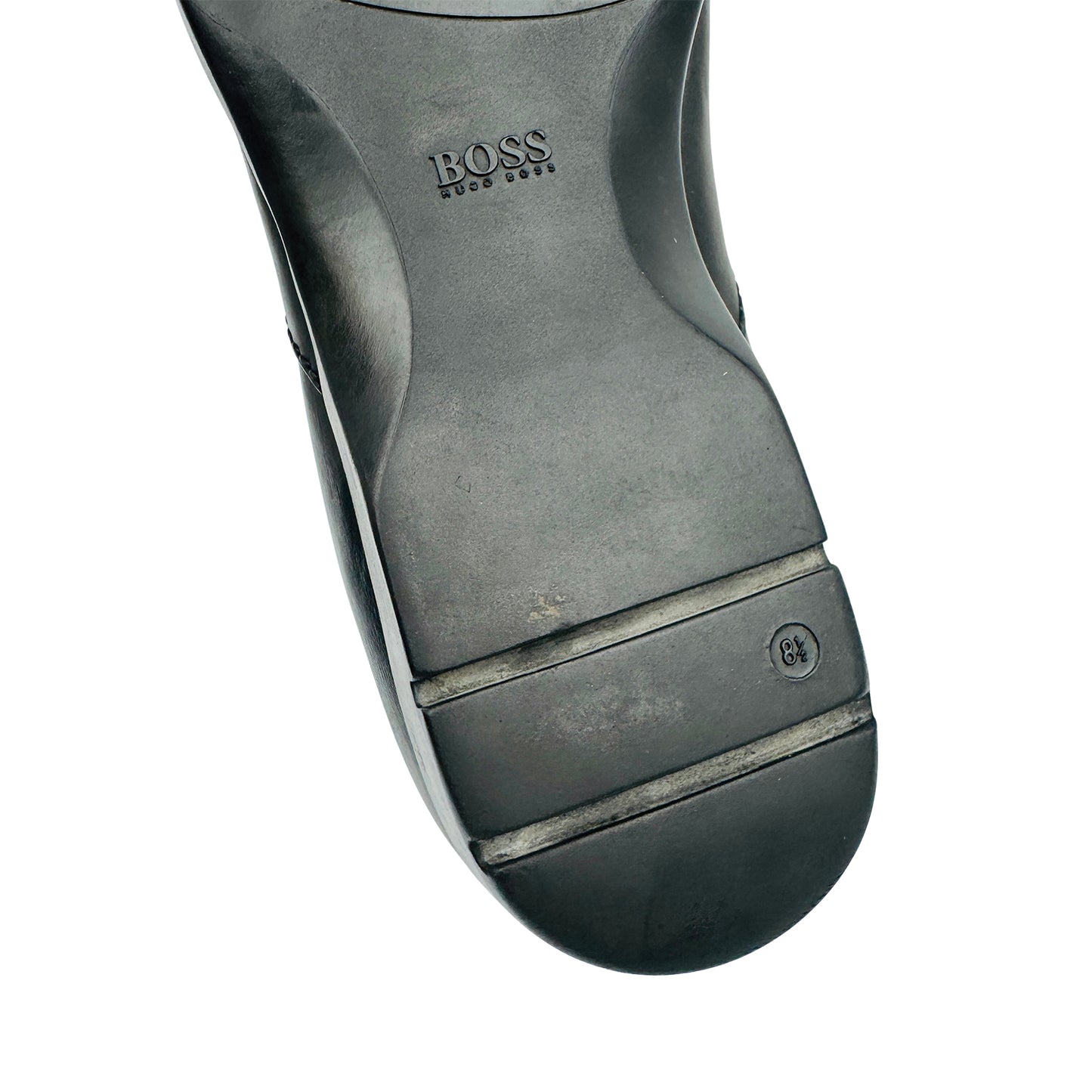 Hugo Boss Men's Black Leather Loafers (Size 42.5/43)