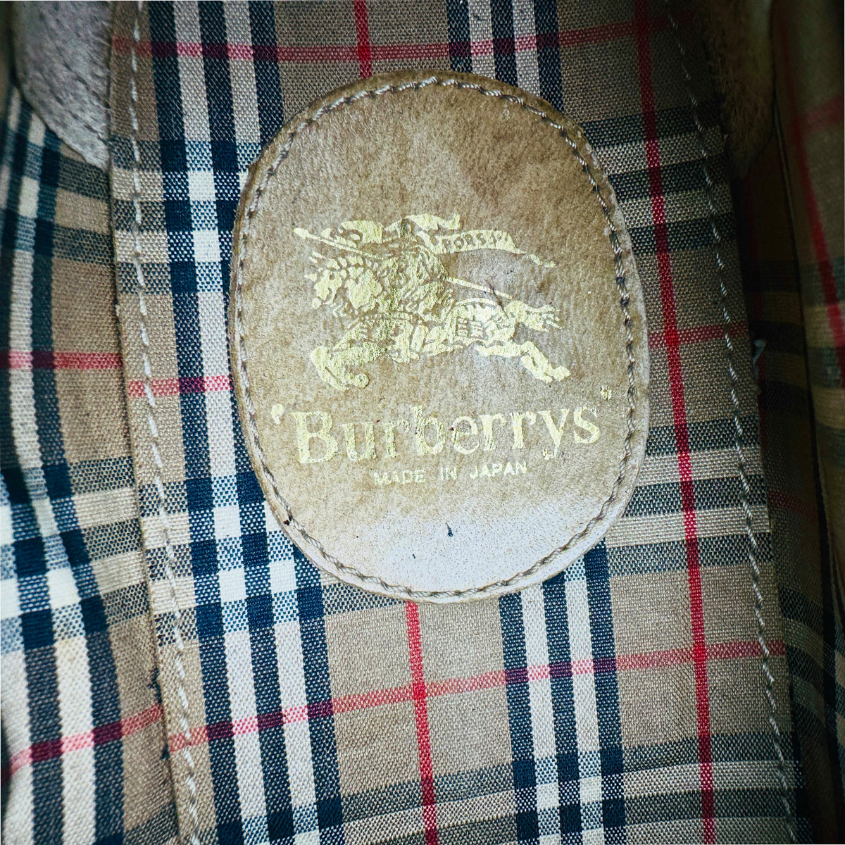 Burberry Cognac Brown Leather Penny Loafers (Size 40/40.5)