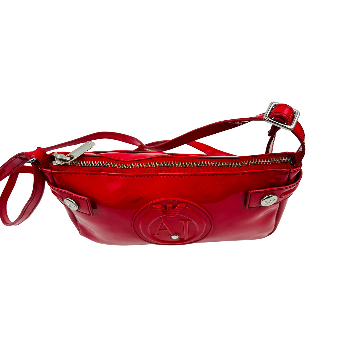 Armani Jeans Women's 'Bright Red' Cross Body Bag