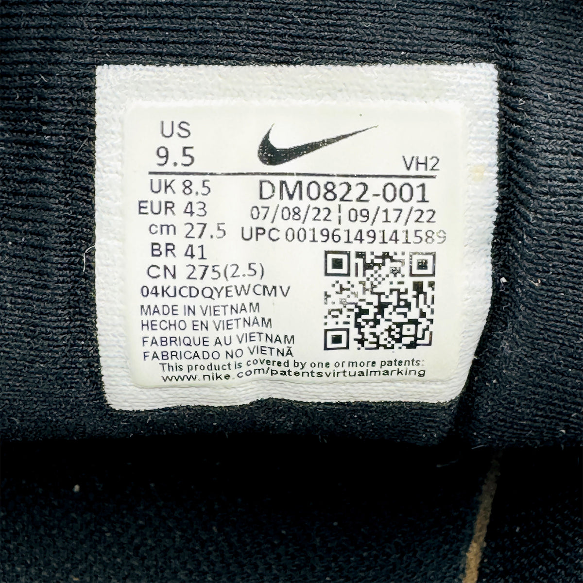 Nike Juniper Trail 2 'Black White' Shoes (Size 43) - DM0822-001
