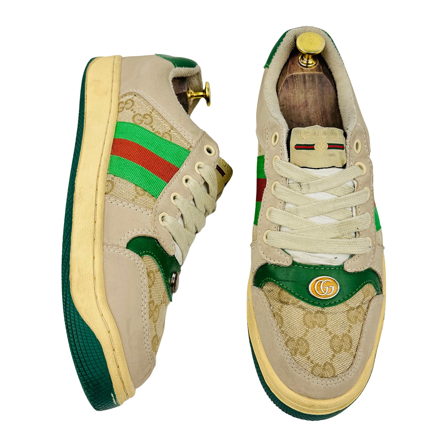 Gucci Screener GG Supreme Canvas Sneakers (Size 42)