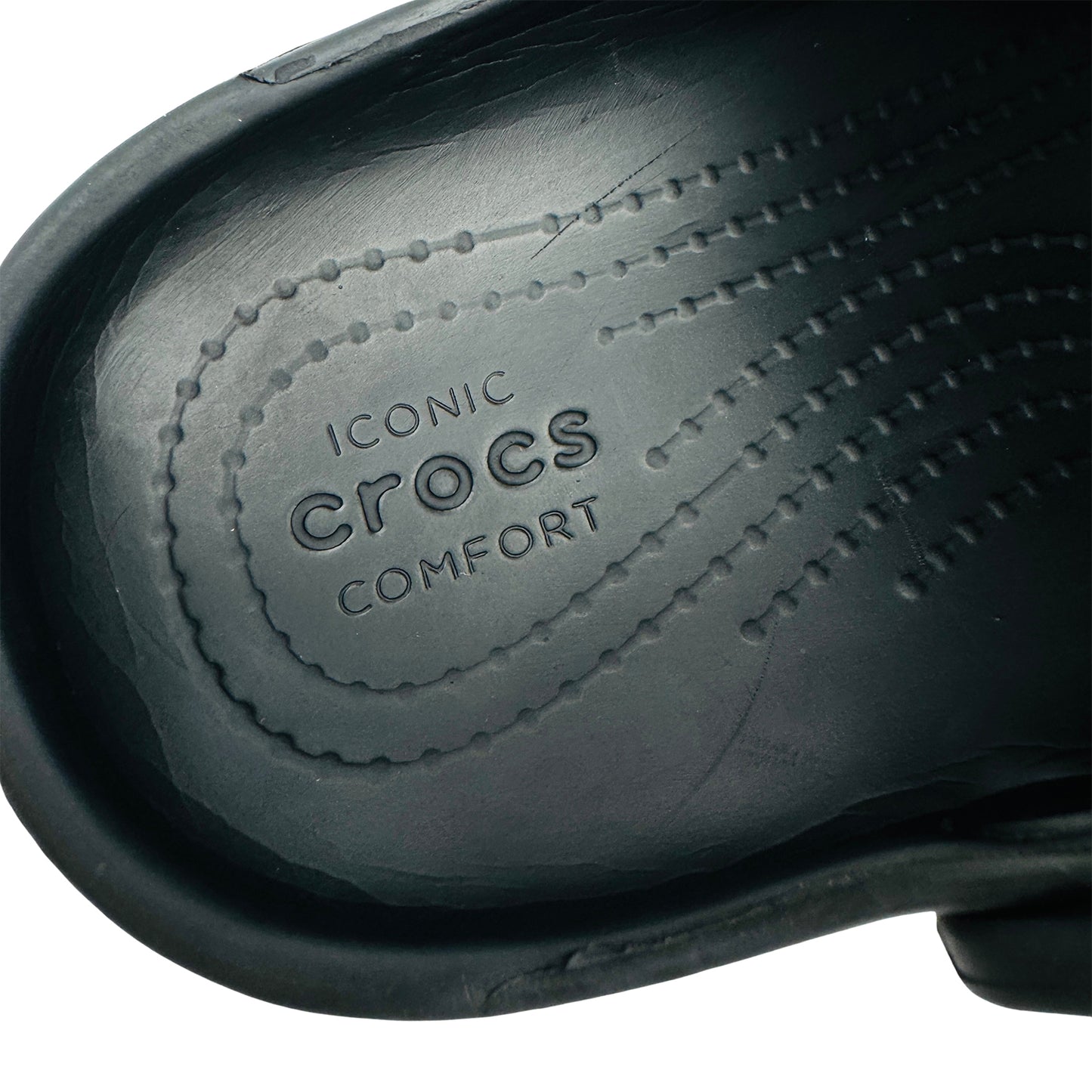 Crocs Kid's Crocband Black Clogs (Size 27/28)