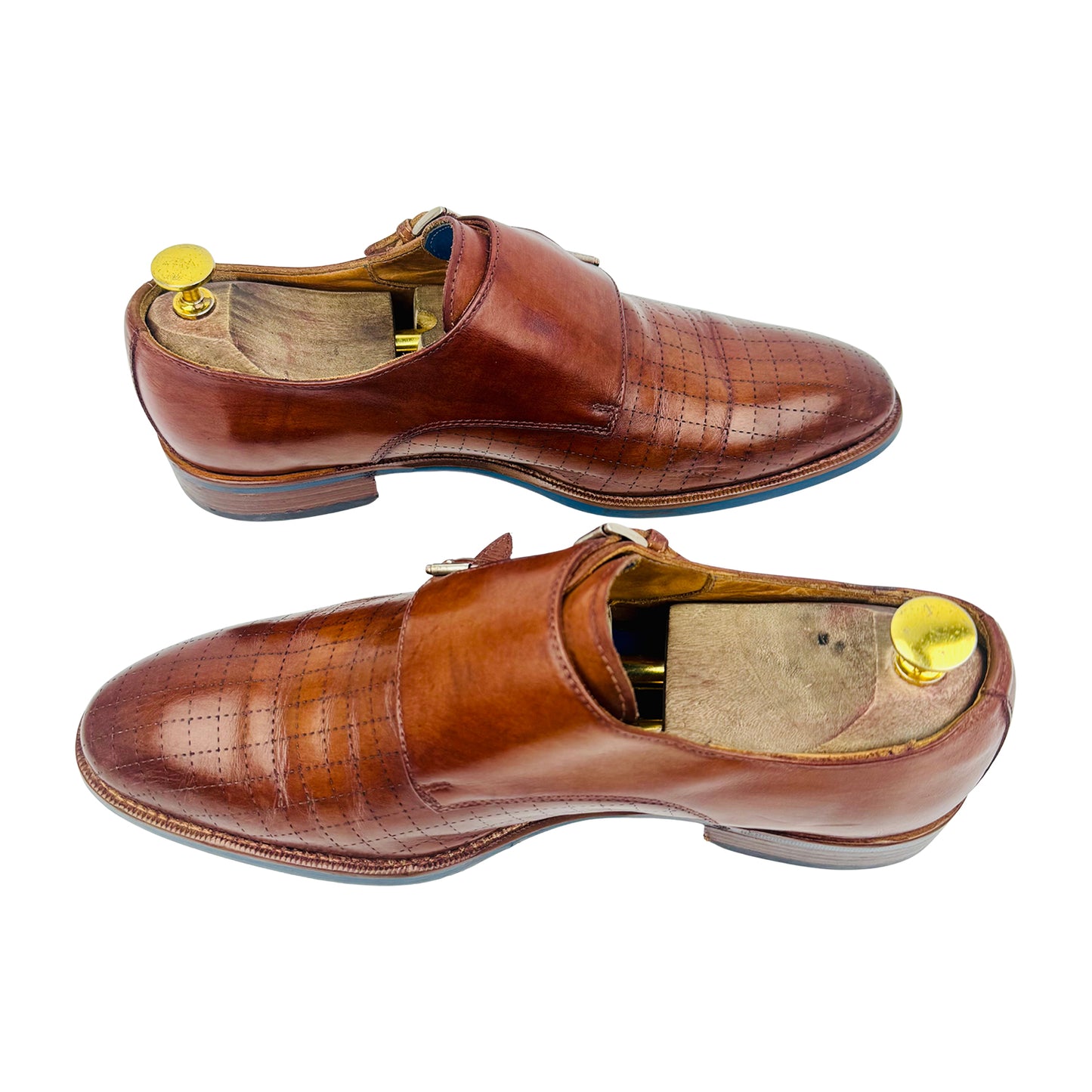 Giorgio 1958 Men's Brown Leather Shoes (Size 42.5)