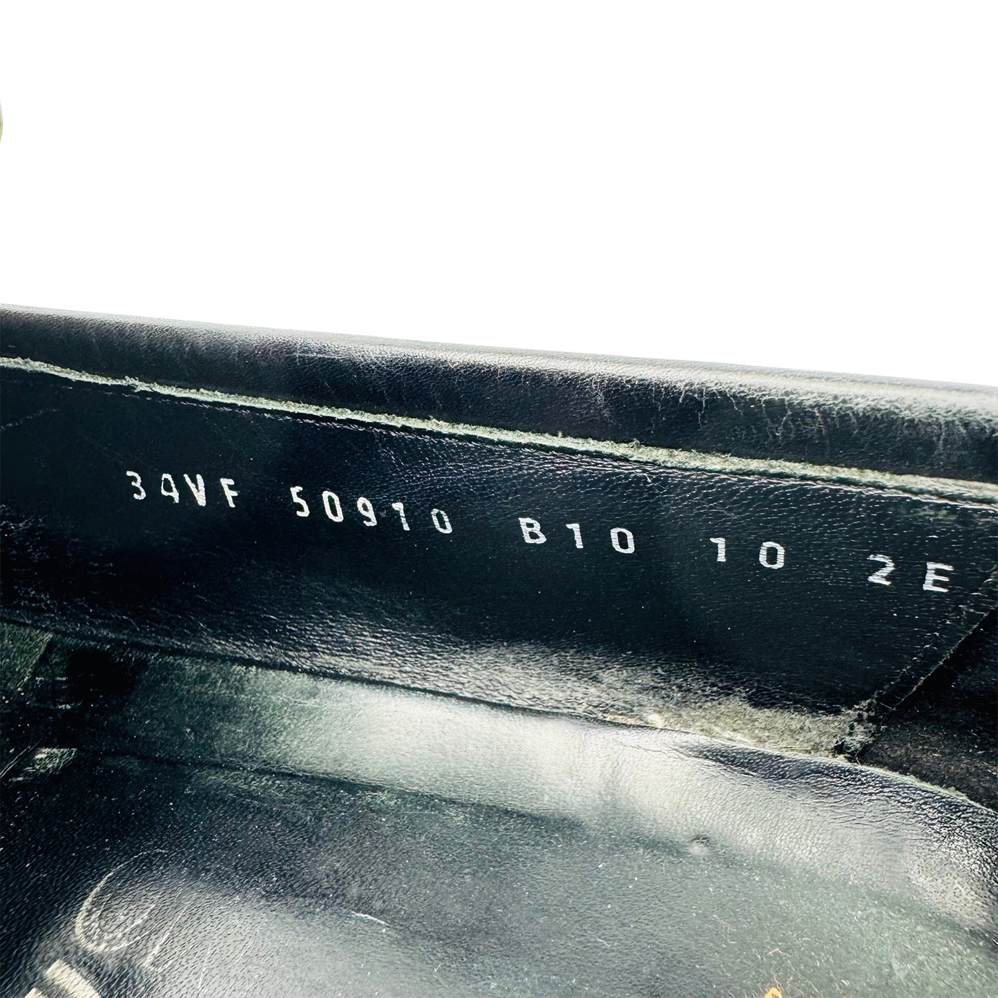 Salvatore Ferragamo Black Leather Loafers (Size 44)